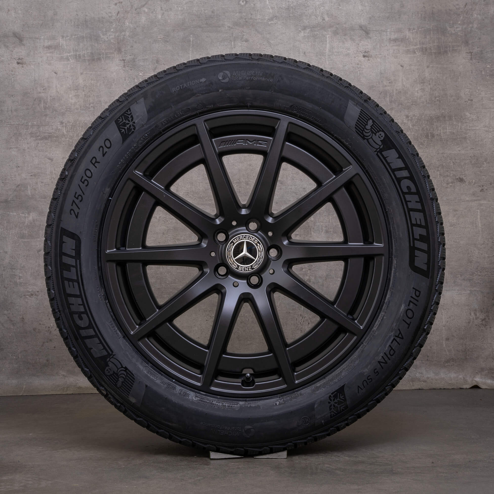 Original Mercedes Benz GLE 53 63 S AMG llantas de invierno 20 pulgadas V167 A1674014000 A1674014100 negro mate
