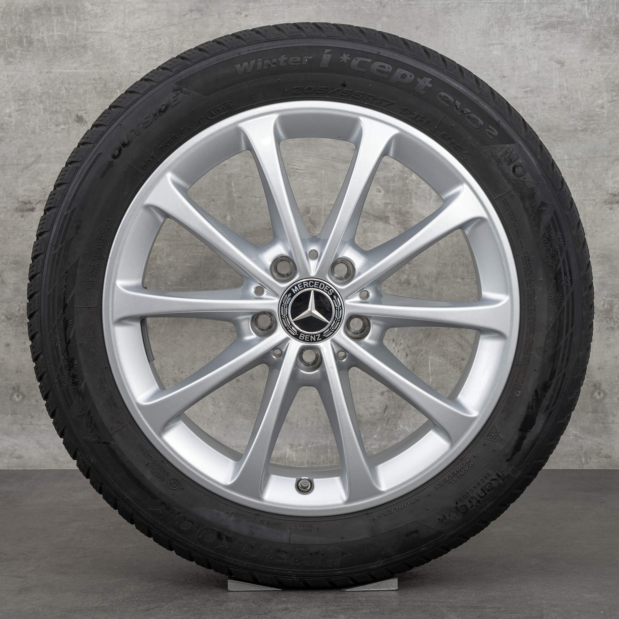 Mercedes Benz 17 Zoll Felgen A B Klasse W177 W247 CLA W118 Winterkompletträder