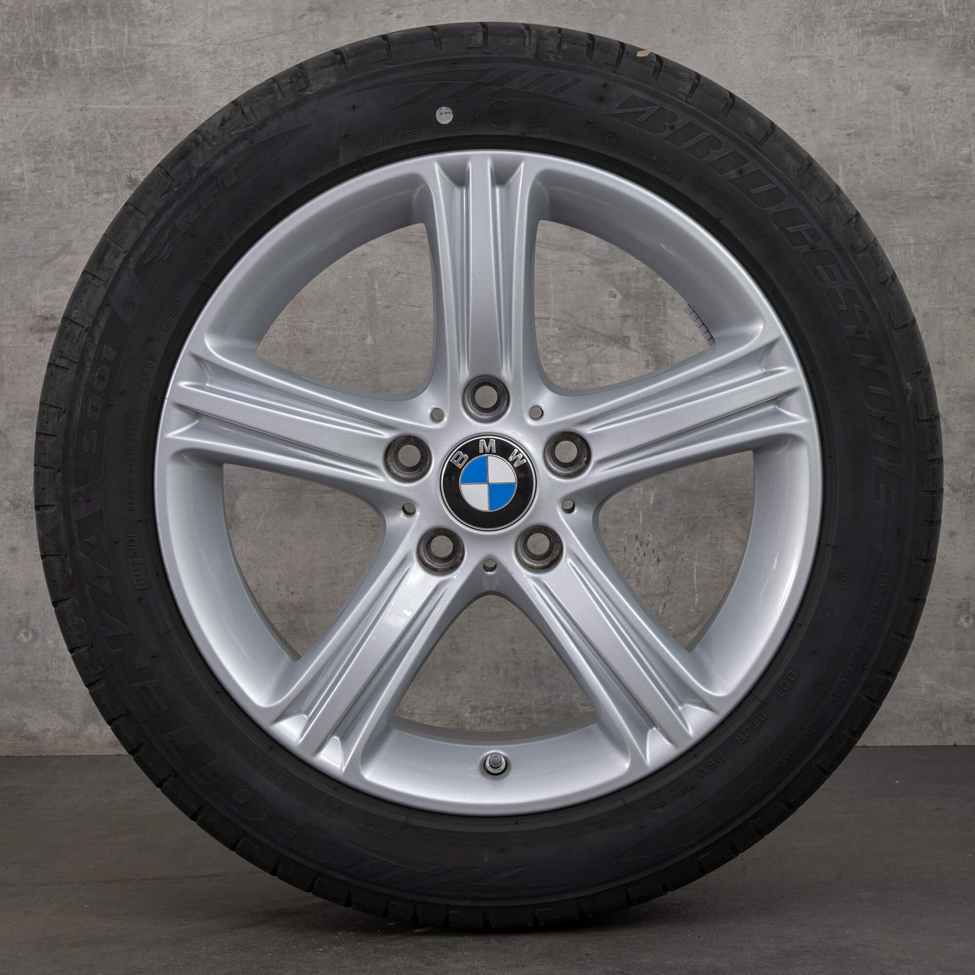 BMW 3 series F30 F31 4 F32 F33 summer wheels styling 393 17 inch rims tires