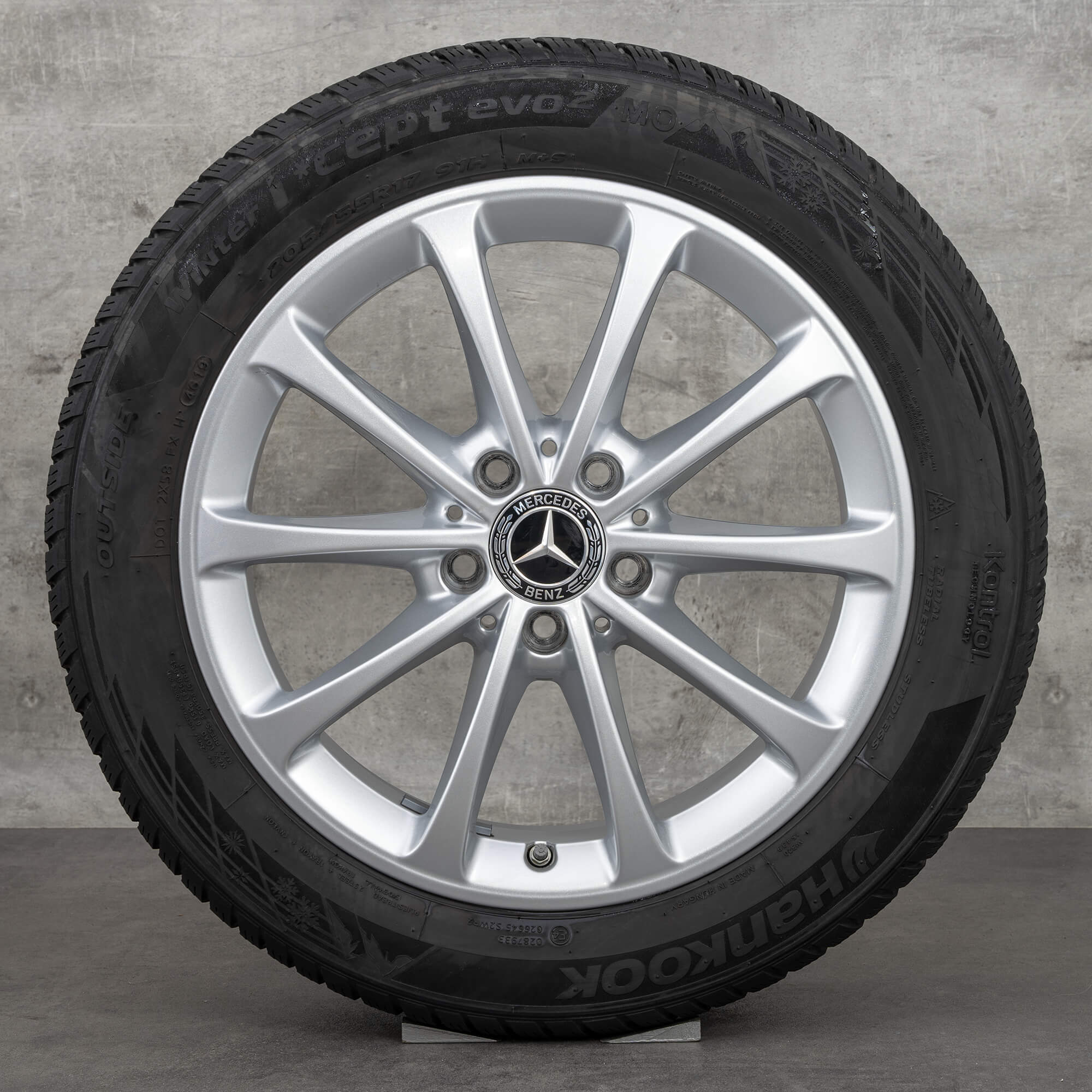 Mercedes Benz 17 Zoll Felgen A B Klasse W177 W247 CLA W118 Winterkompletträder