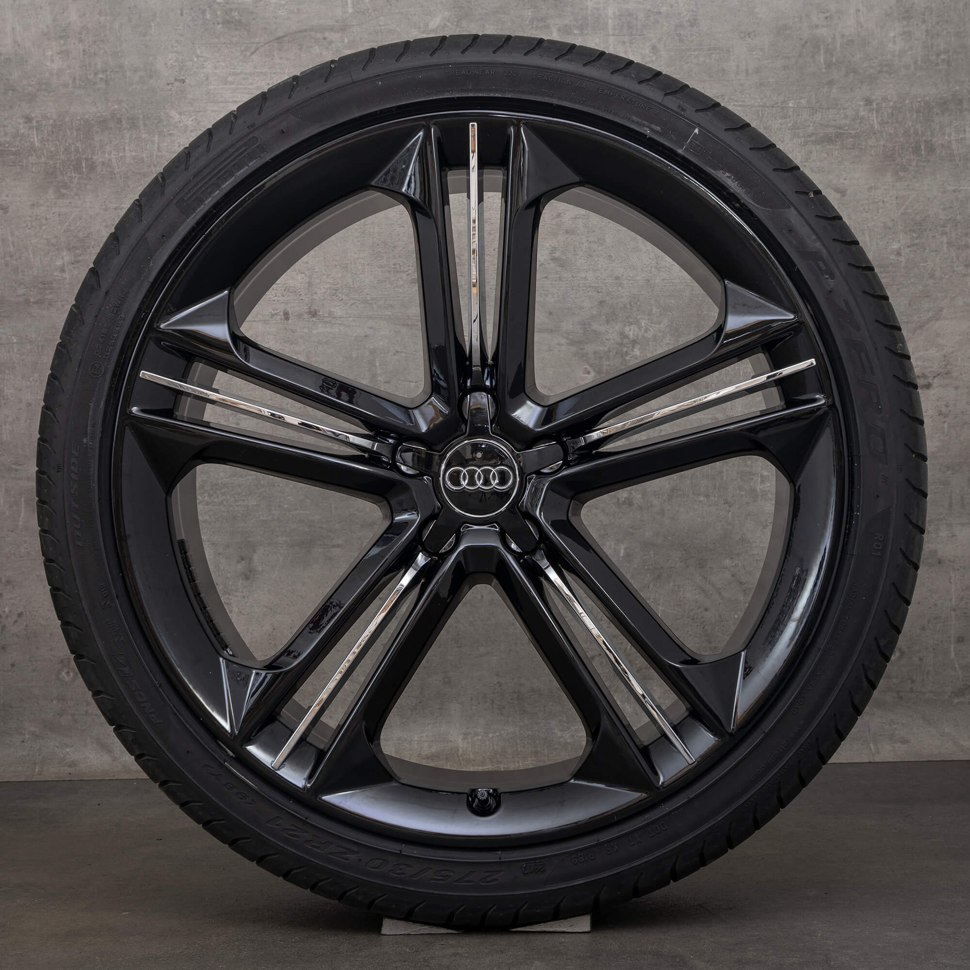 Audi A7 S7 RS7 4G C7 sommerhjul 21 tommer fælge sommerdæk 4H0601025BM Trias