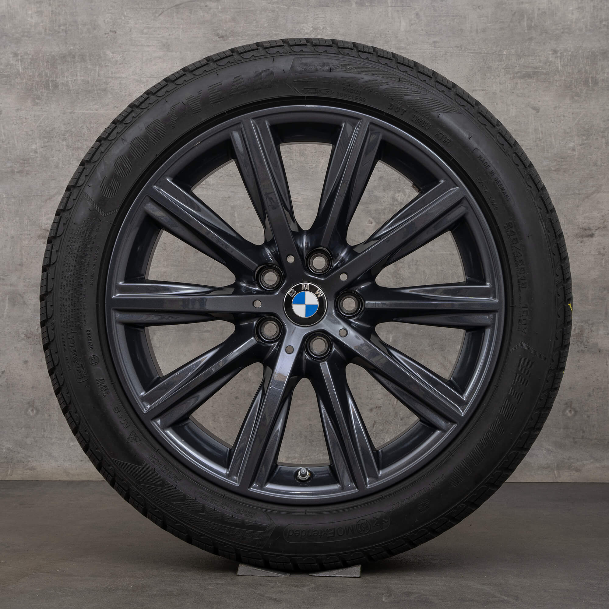 BMW Série 5 G30 G31 roues hiver complètes pneus jantes 18 pouces 6874441