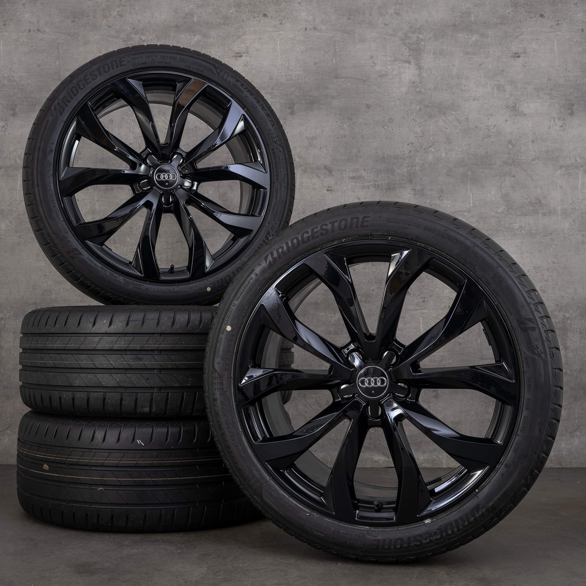OEM Audi A6 Allroad winter wheels 20 inch 4G C7 rims 4G0601025G black ...