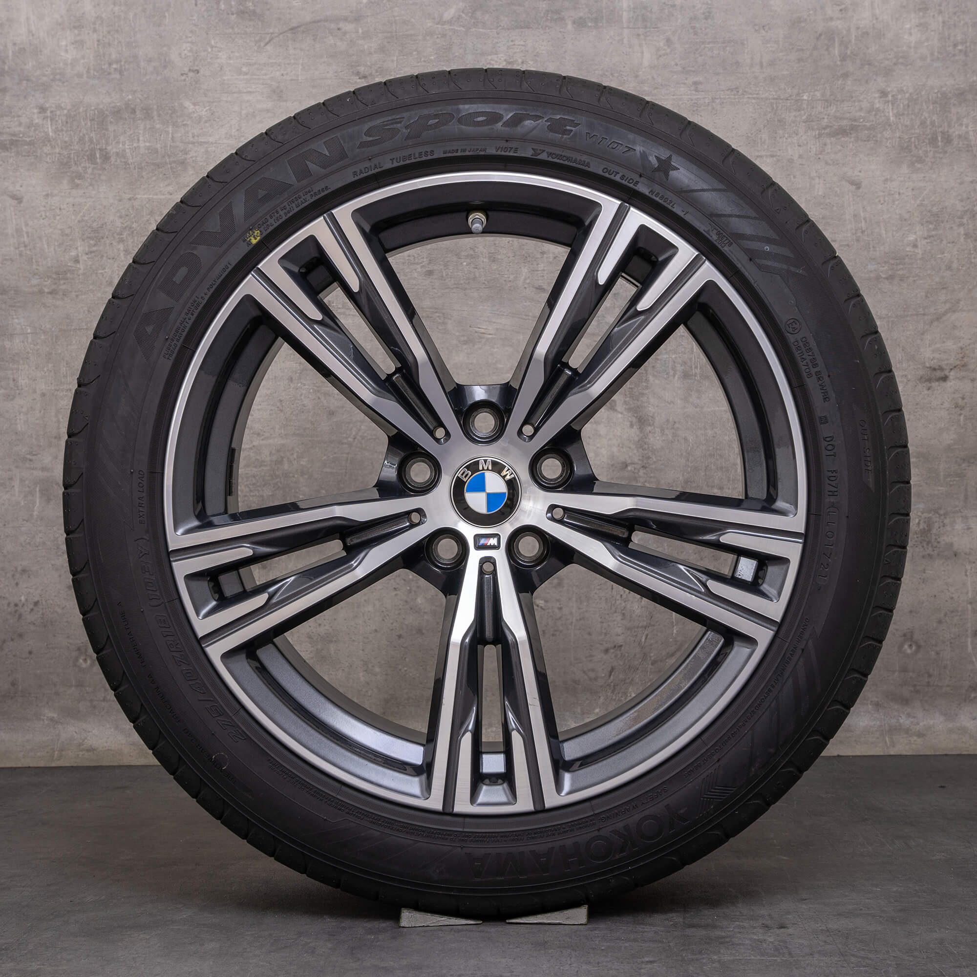 Originale BMW Z4 cerchi 18 pollici G29 Sommerrder Styling 798 M 8089874 8089875 orbita grigio anteriore lucido - ruota 2 di 4