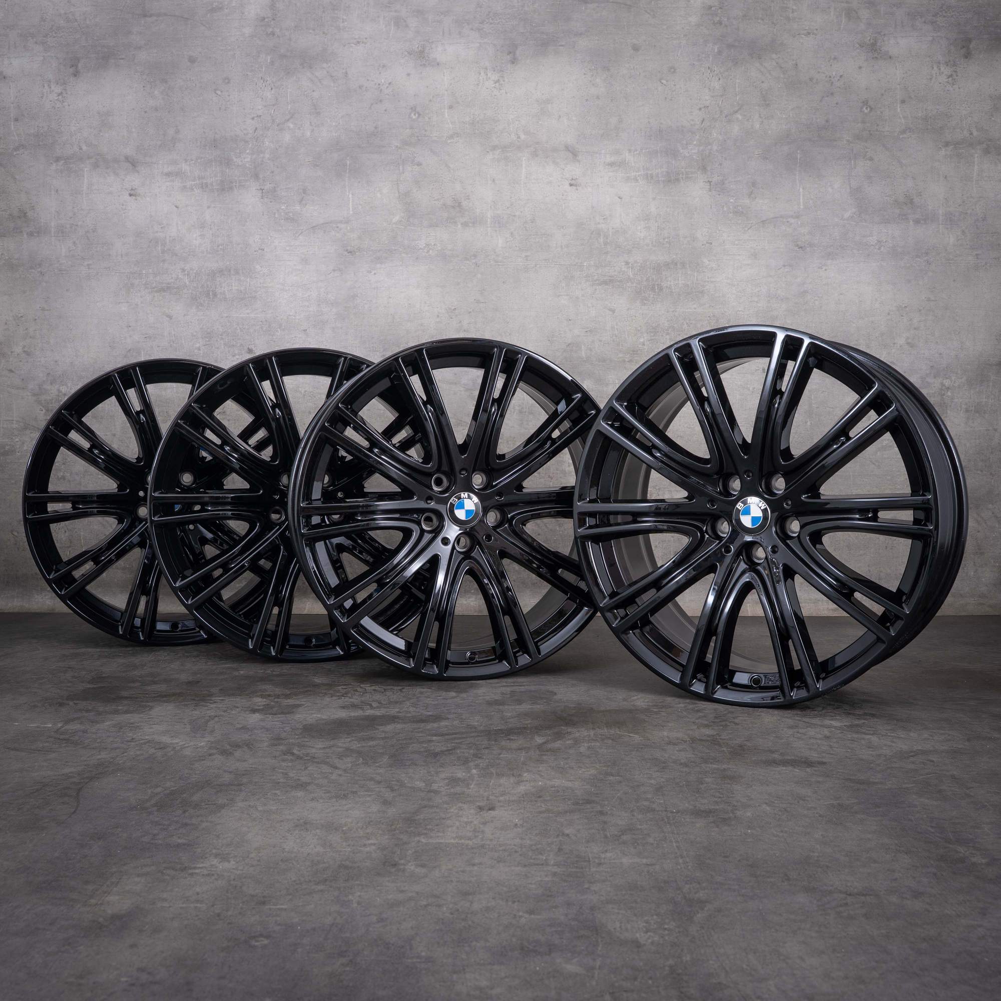 BMW Seria 5 G30 G31 20-calowe felgi Styling 759 Individual 8053501 8053502 felgi aluminiowe w kolorze czarnym z połyskiem NOWE