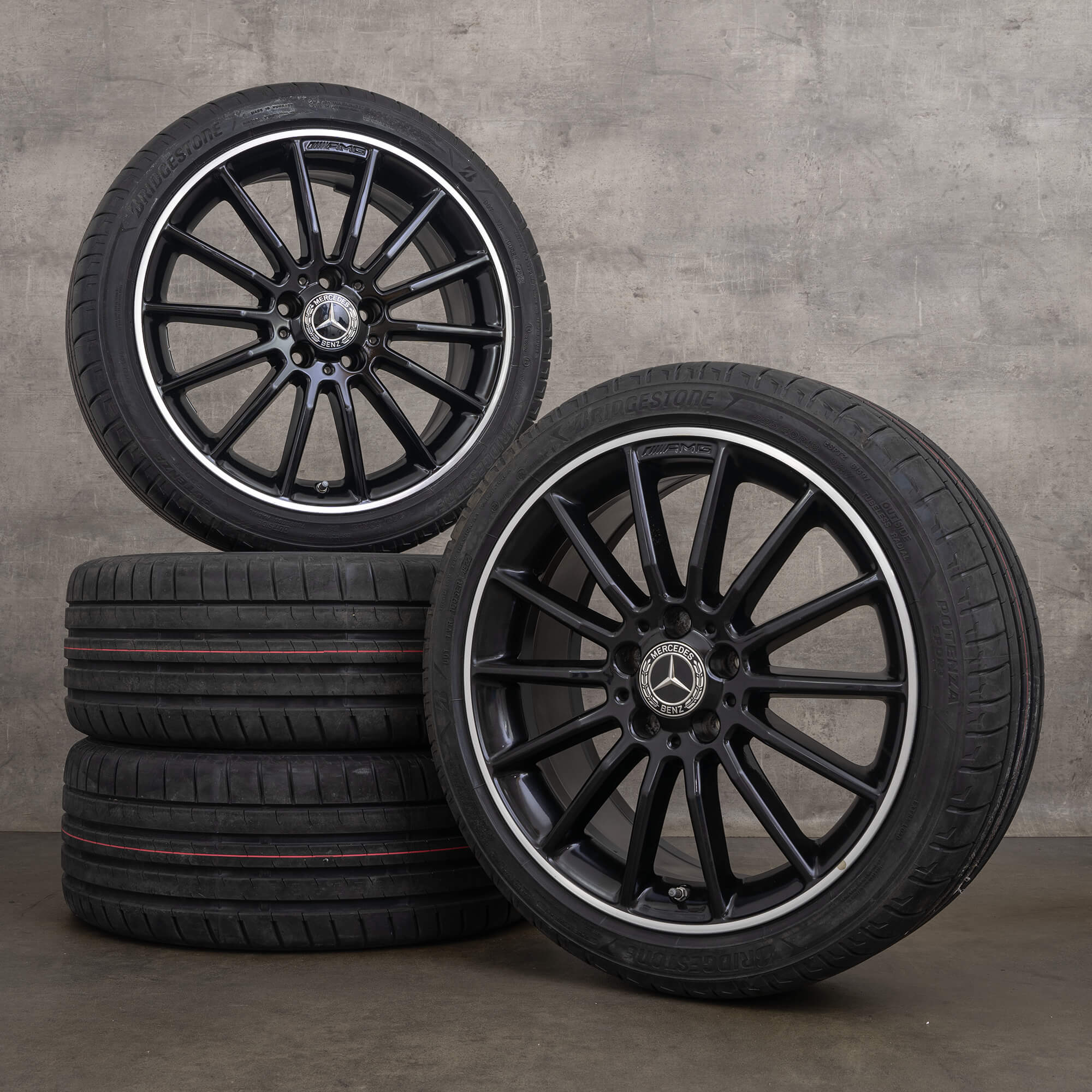 OEM AMG Mercedes Benz CLA C117 X117 18 inch summer tires rims