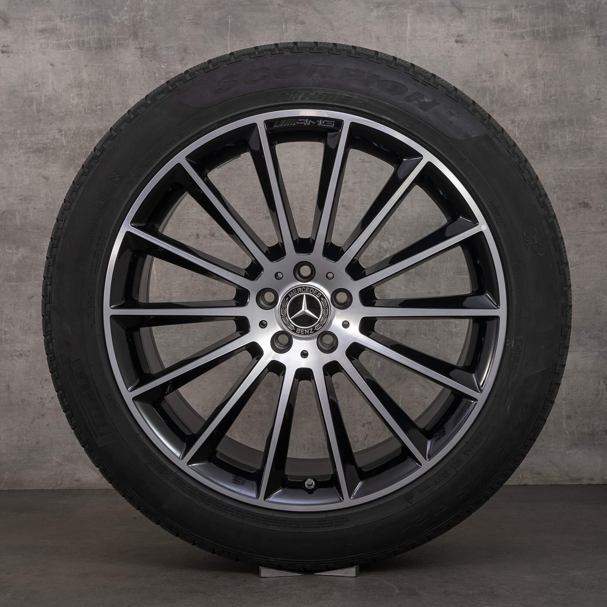 AMG Mercedes GLE wintervelgen W167 V167 21 inch winterbanden velgen 5 mm