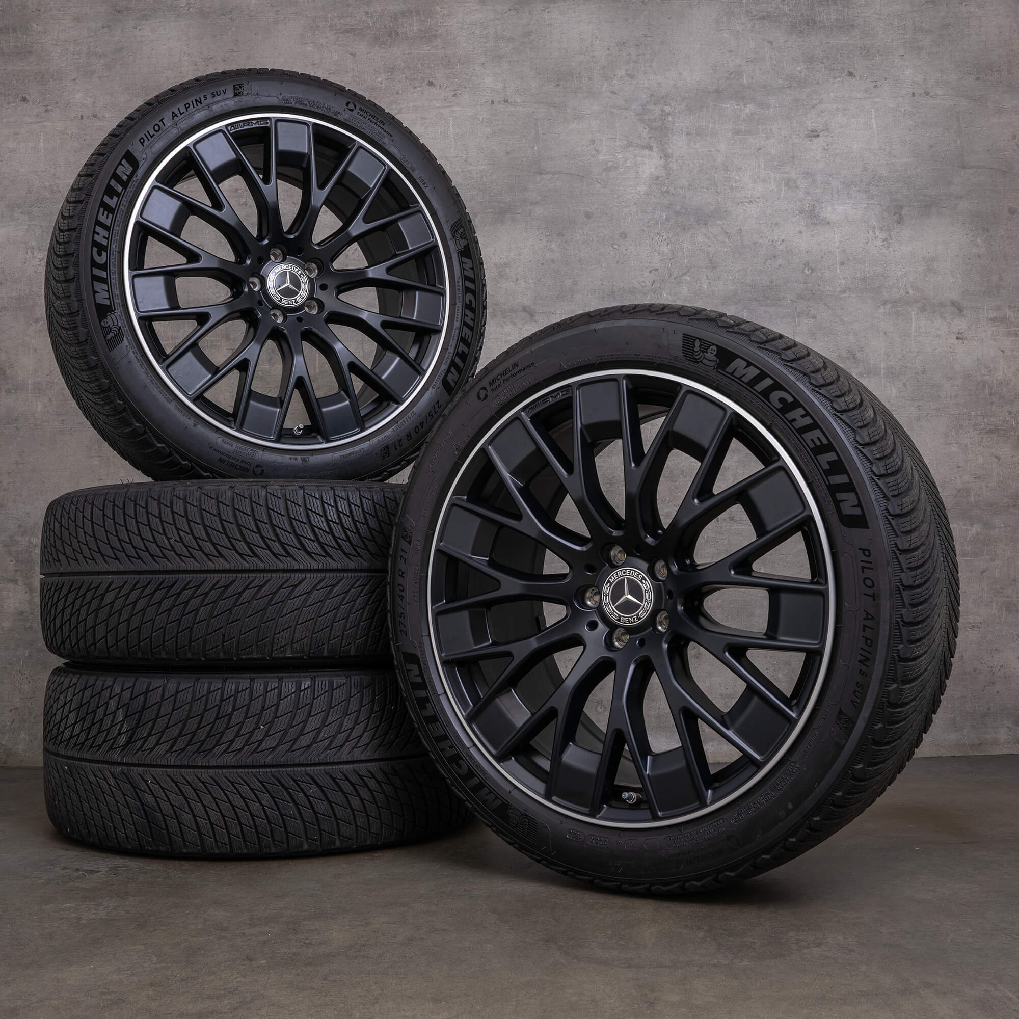 Original AMG Mercedes Benz EQE 43 53 Winterräder 21 Zoll X294 Felgen ...