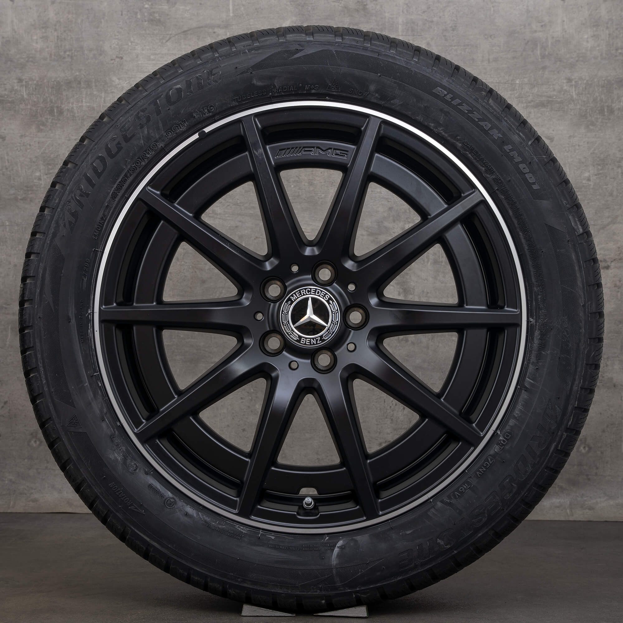 Mercedes Benz 19 palcové ráfky GLA GLB 35 45 AMG H247 X247 kompletni zimni alu kola