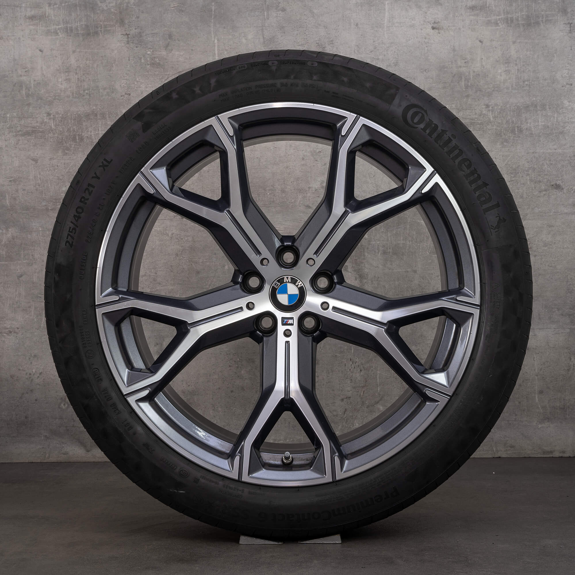 BMW X5 G05 X6 G06 Sommerräder 21 Zoll Sommerreifen 741 M Felgen 