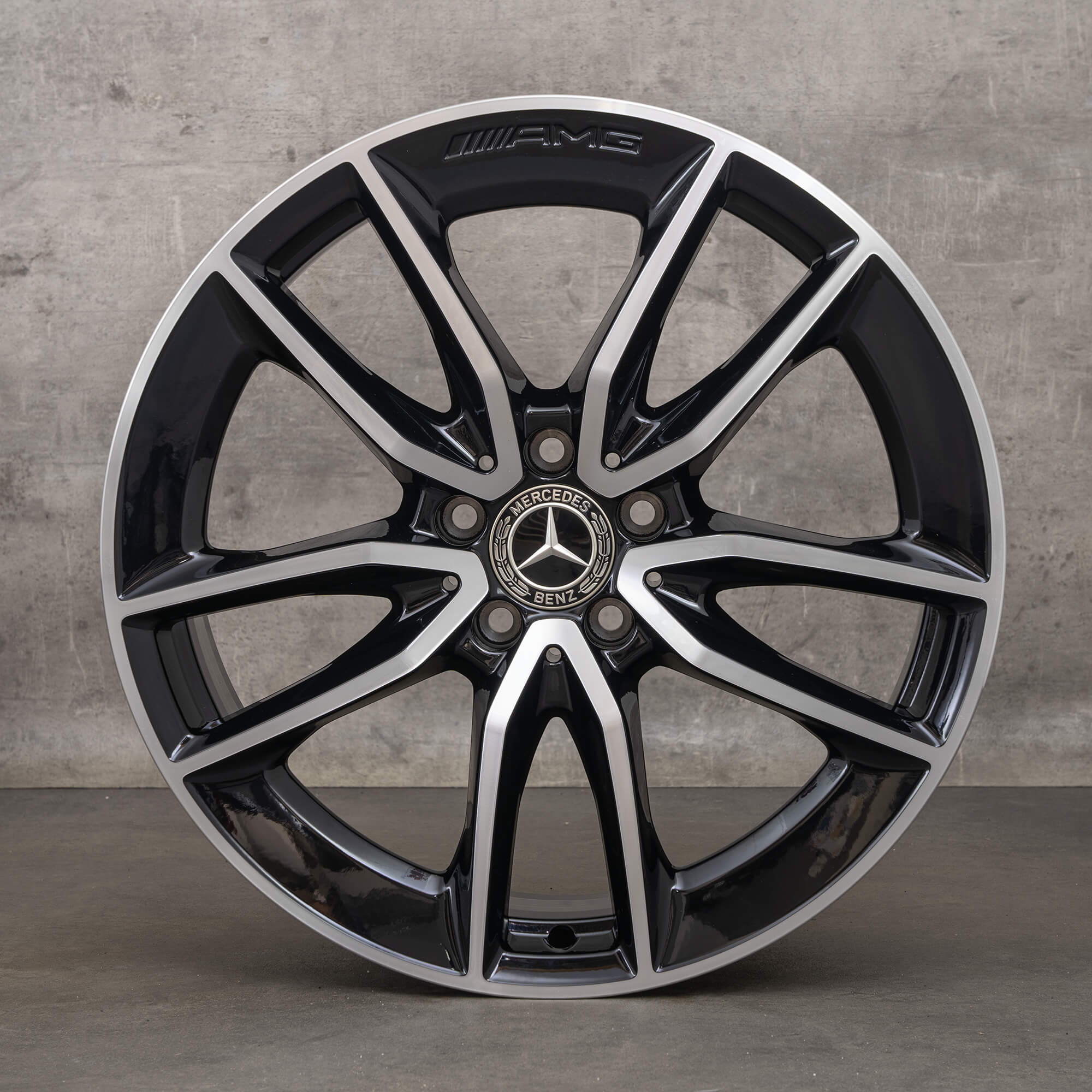 Alkuperäiset Mercedes Benz A-sarjan A35 AMG 19 tuuman 4Matic W177 vanteet A1774012000 musta Kiillotettu UUTUUS