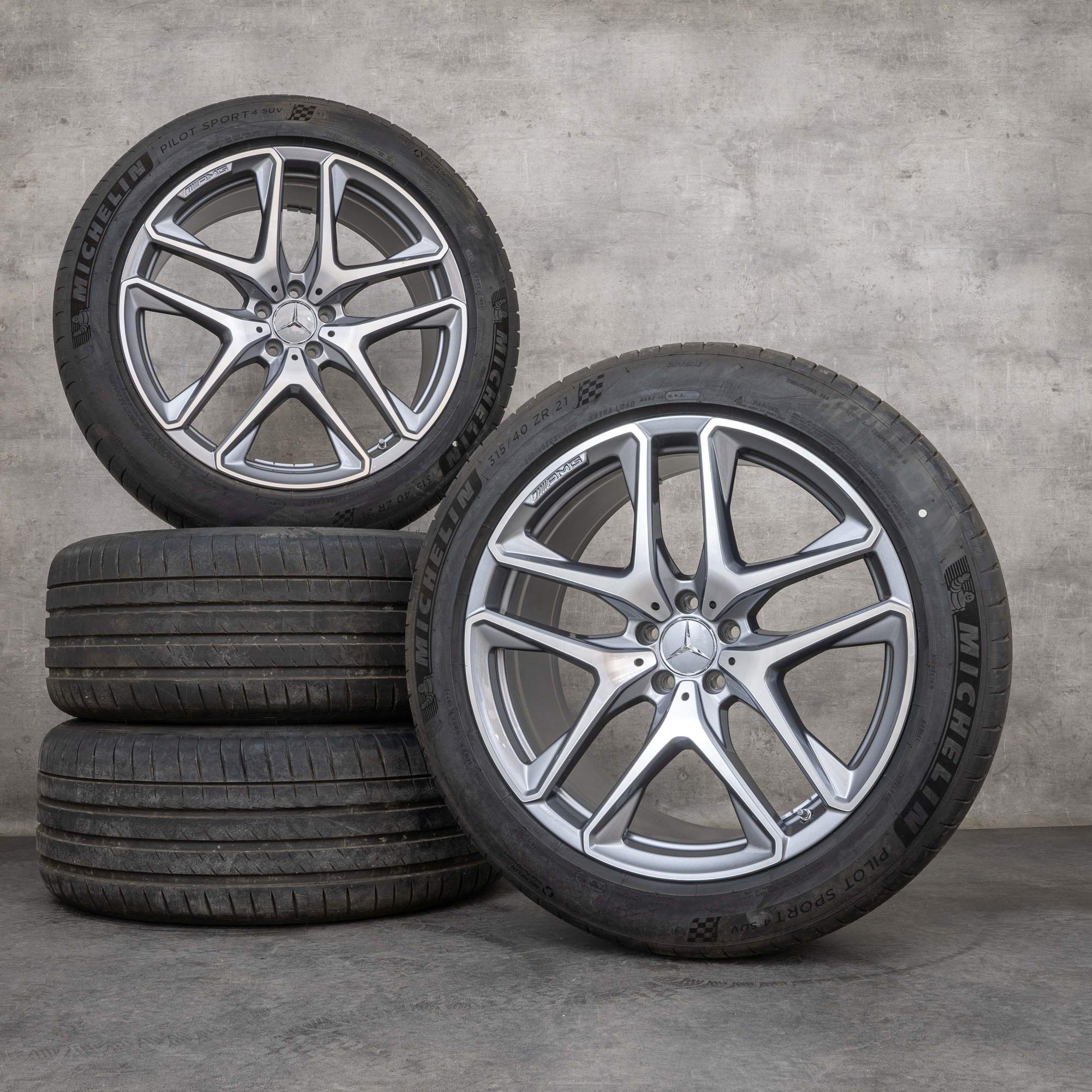 Original Mercedes Benz GLE 53 63 AMG 4Matic+ Felgen 21 Zoll X167 C167 ...