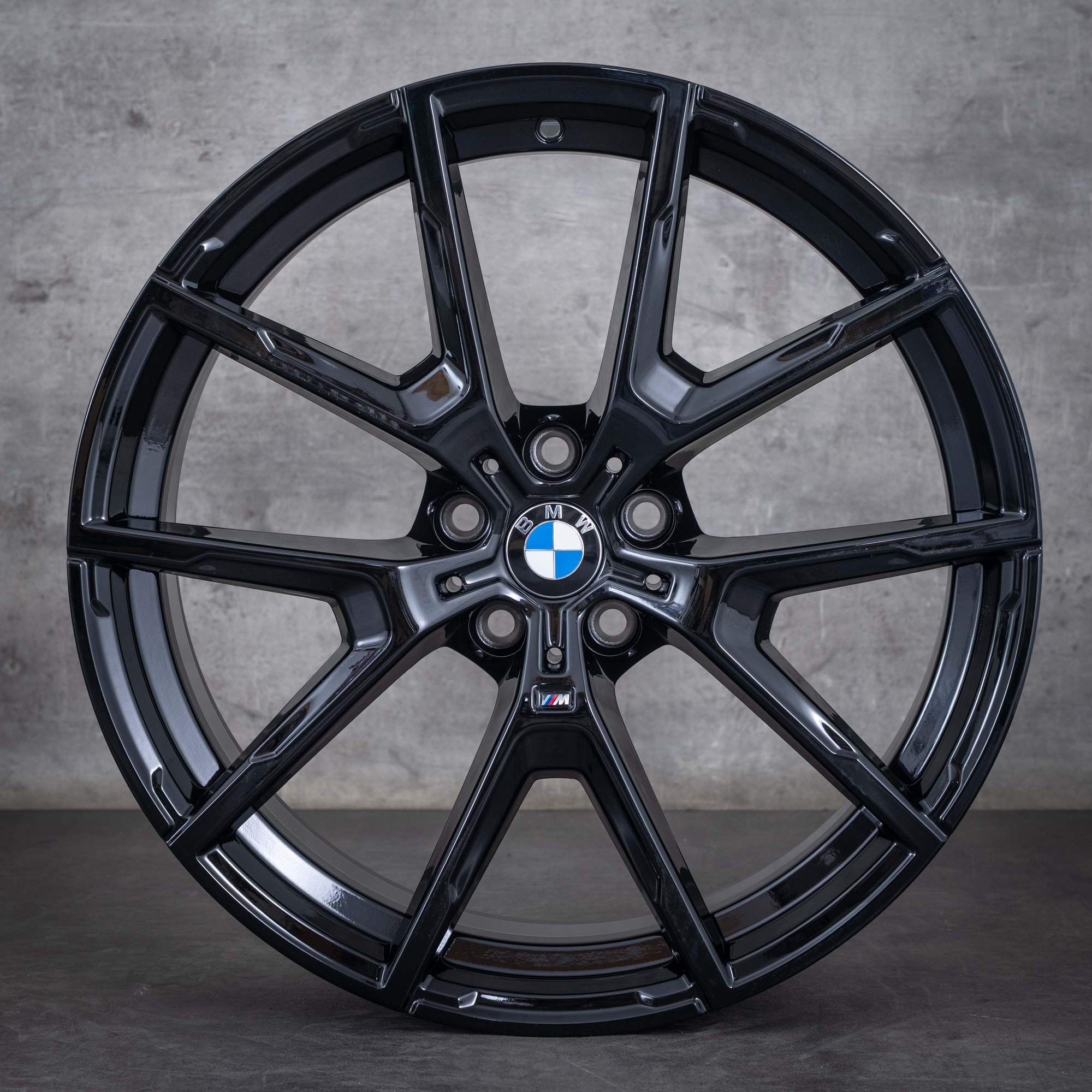 Alkuperäiset BMW 8-sarjan vanteet 20 tuuman G14 G15 G16 kesäpyörät Styling 728 M 8097240 8097241 musta kiiltävä