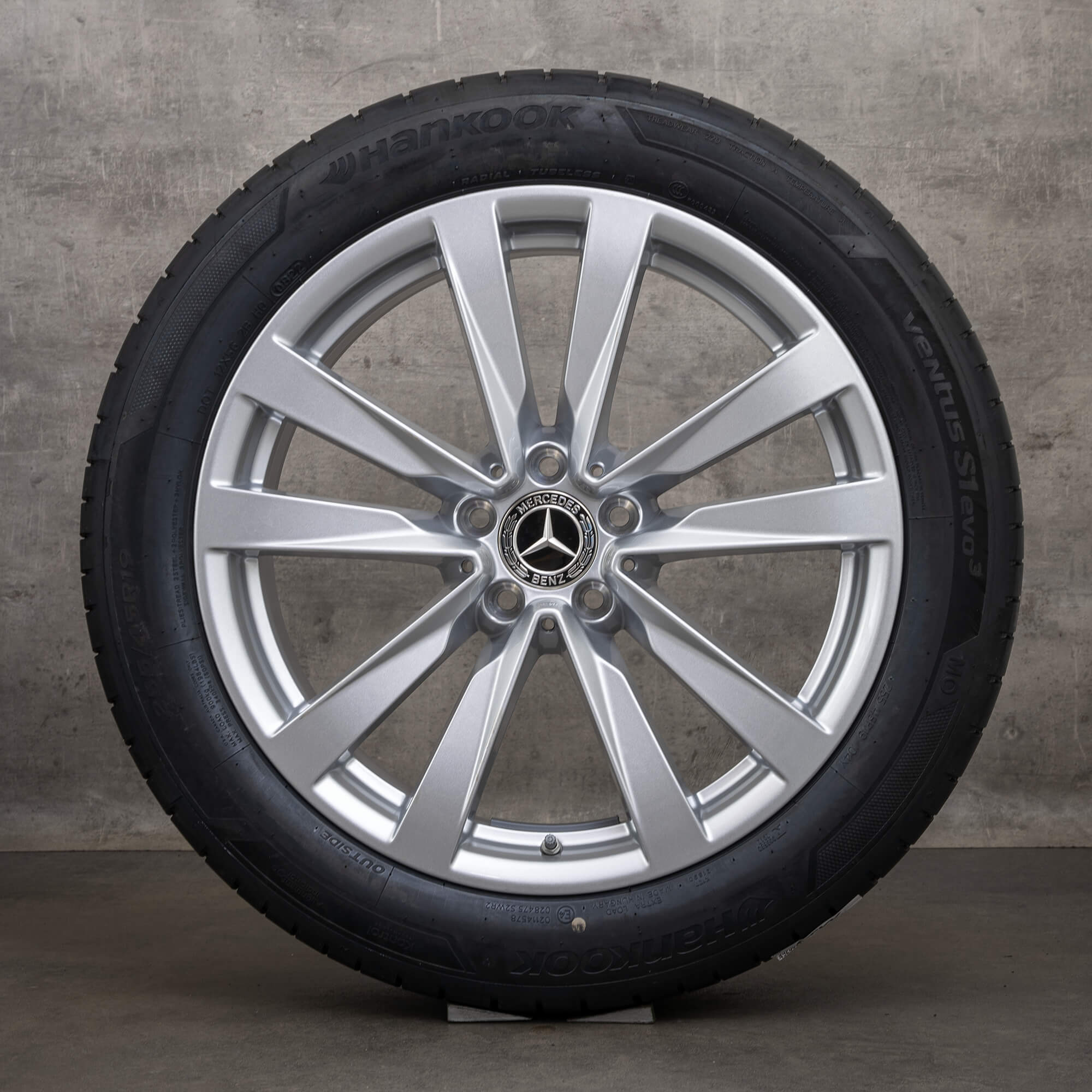 Alkuperäiset Mercedes Benz S-sarjan vanteet 19 tuuman W223 V223 X223 kesäpyörät A2234013100 hopea UUTUUS