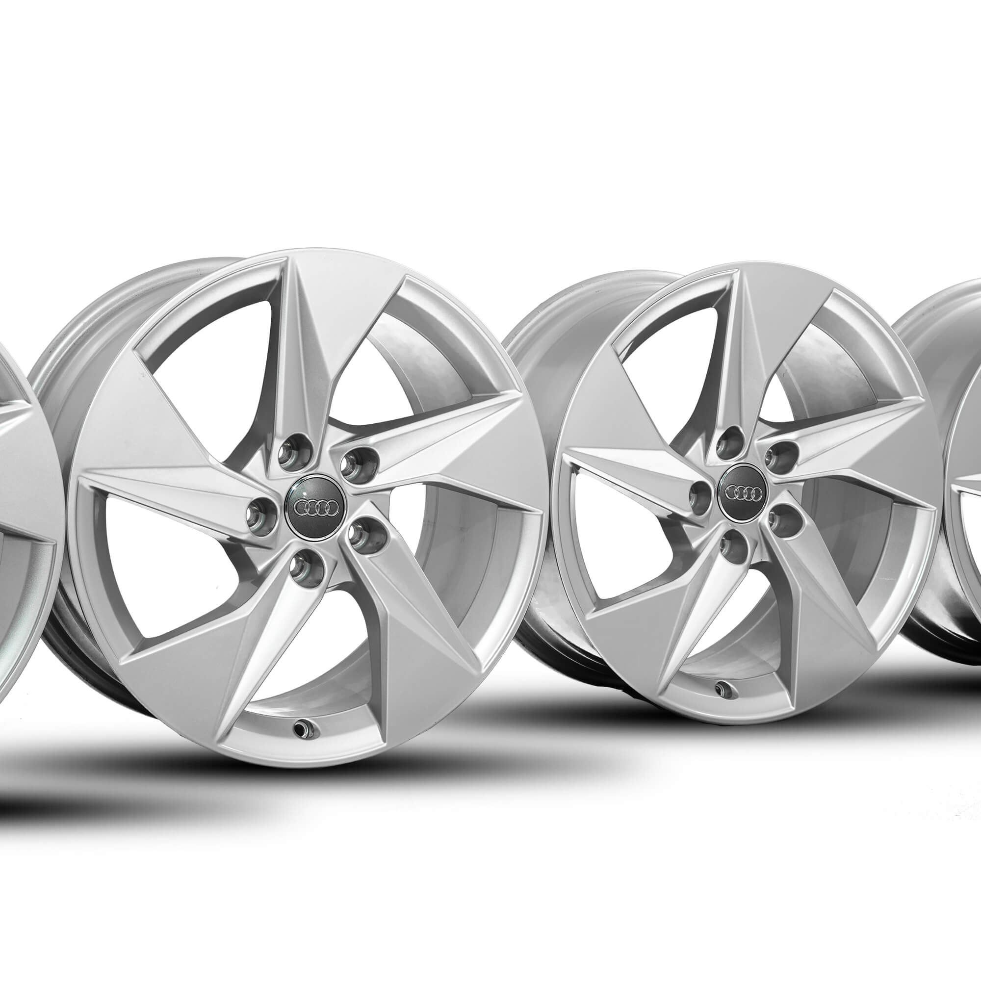 Audi 17 tommers felger A3 8Y alloysfelger 8Y0601025A alloysfelger sølv