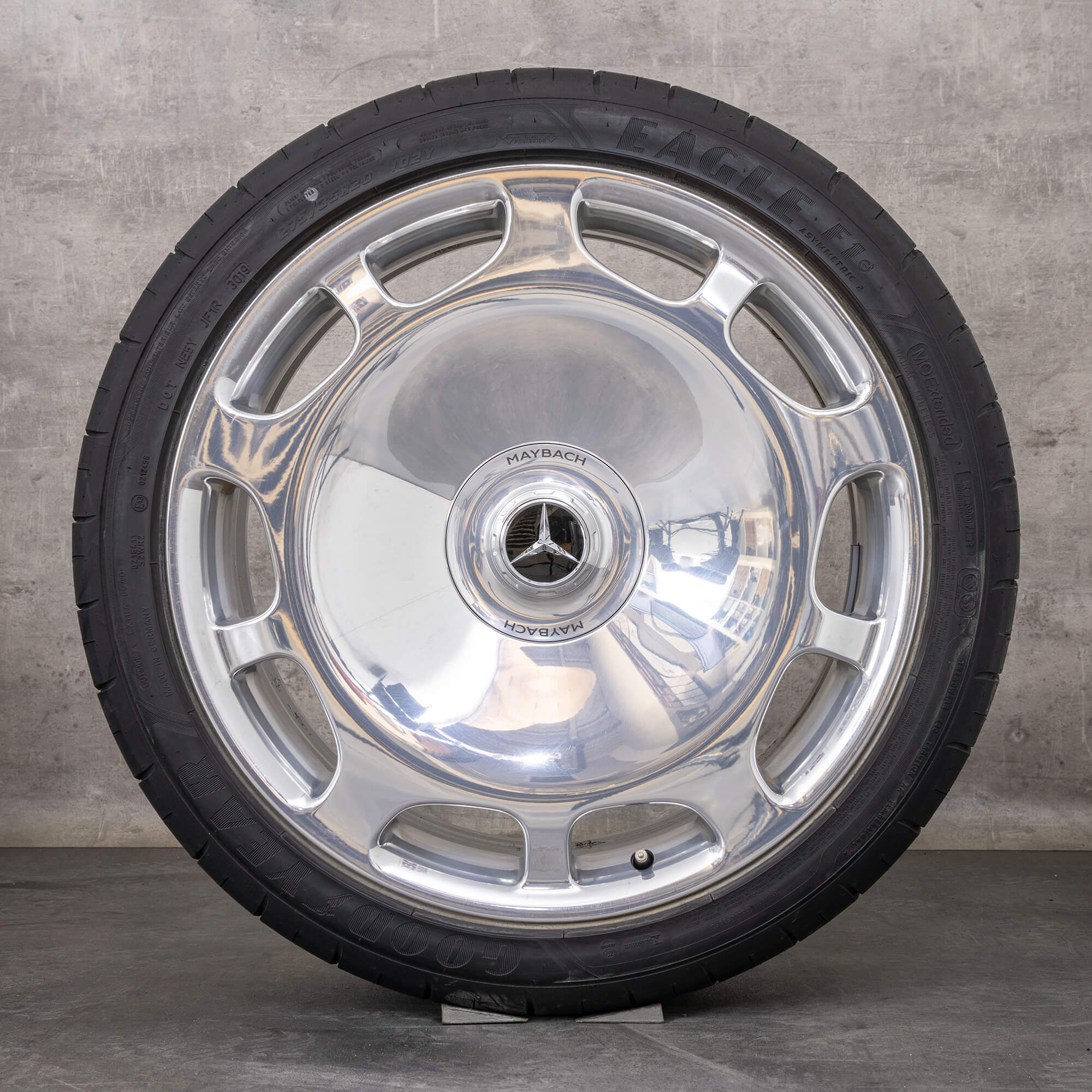 Original Maybach S-Klasse Felgen 20 Zoll W222 S 600 Sommerräder A2224015400 A2224015500 chrom glanz