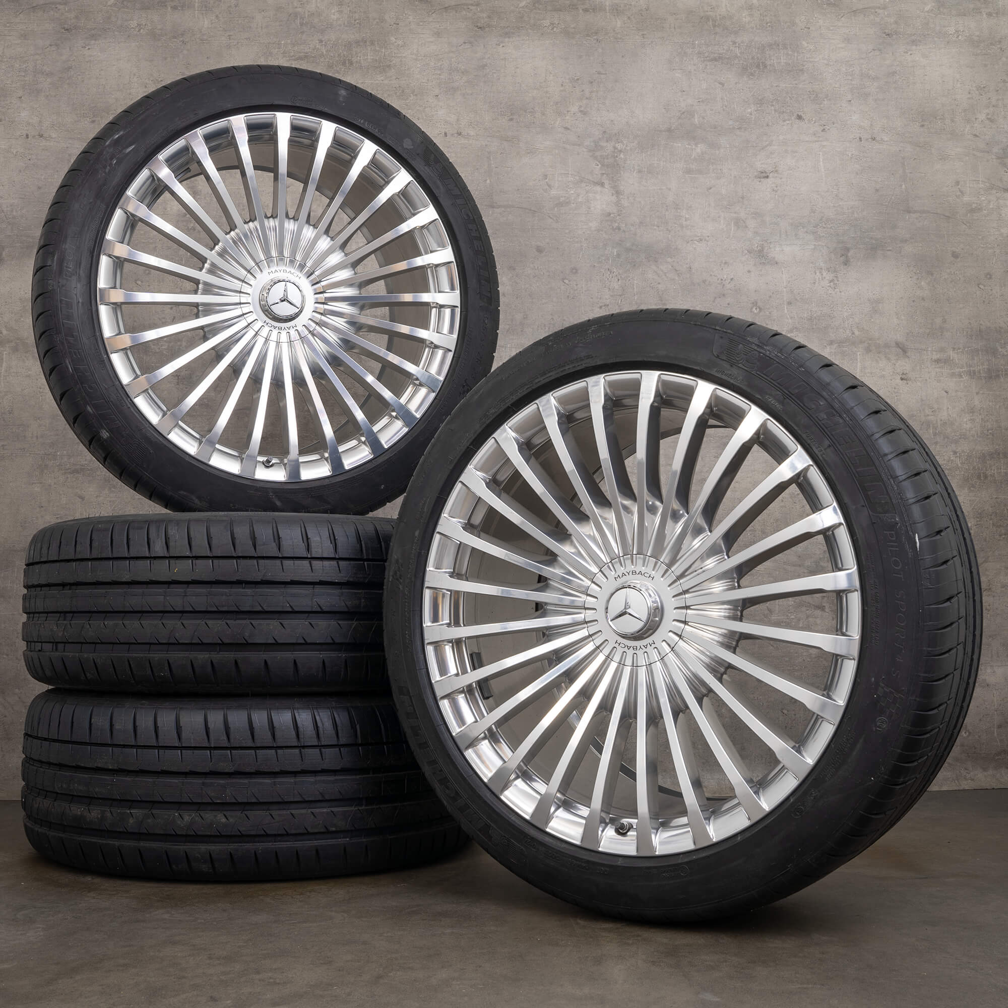 Original MAYBACH GLS 600 X167 23 Zoll Sommerreifen Felgen A1674011700