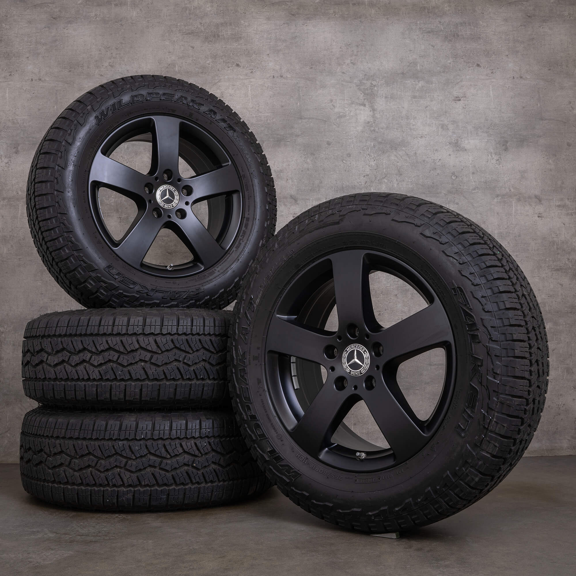 OEM Mercedes Benz G-Class winter wheels 18 inch 463A rims A4634010900 black matt