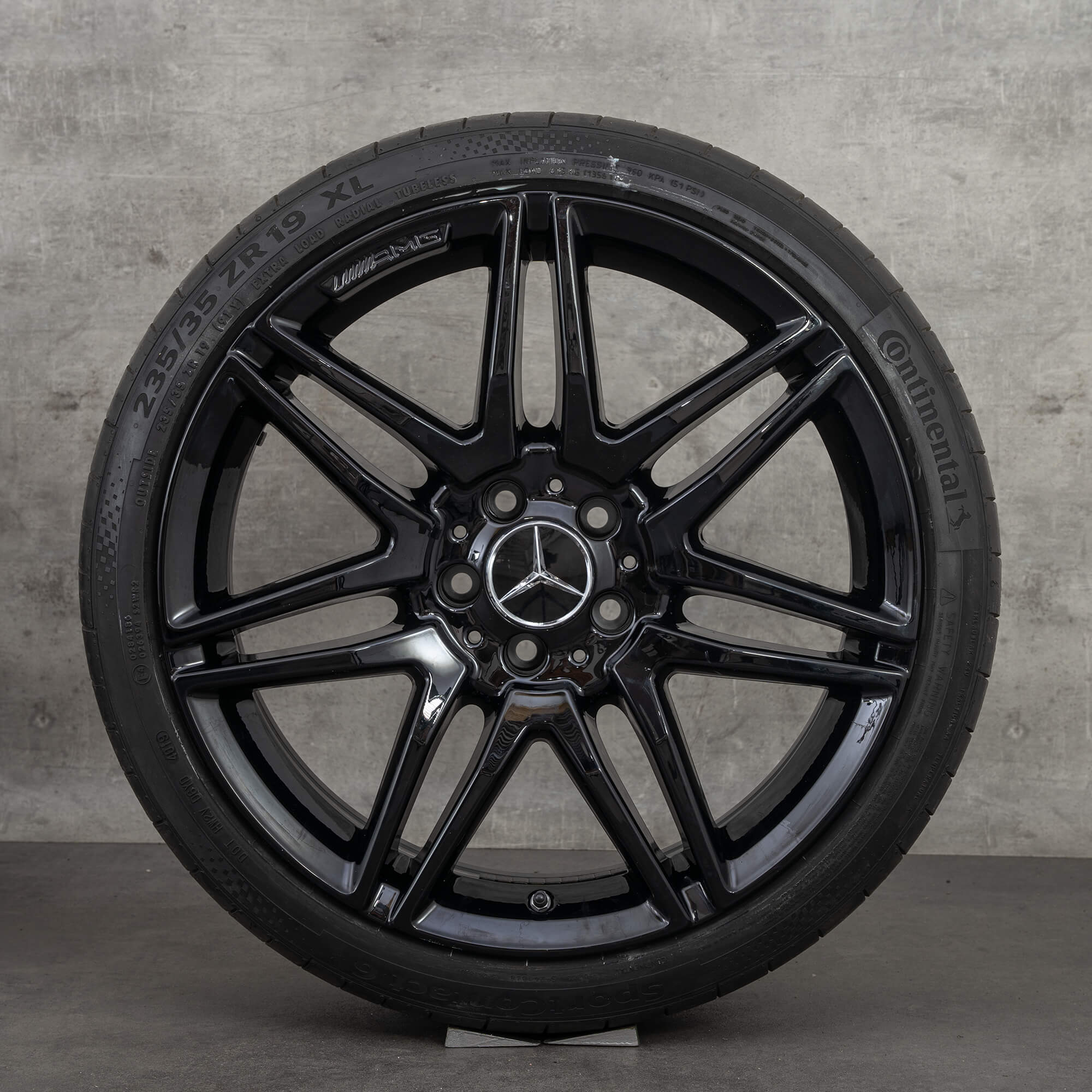 Oem Mercedes Benz Classe E Jantes 19 pouces C207 A207 pneus été jantes ...