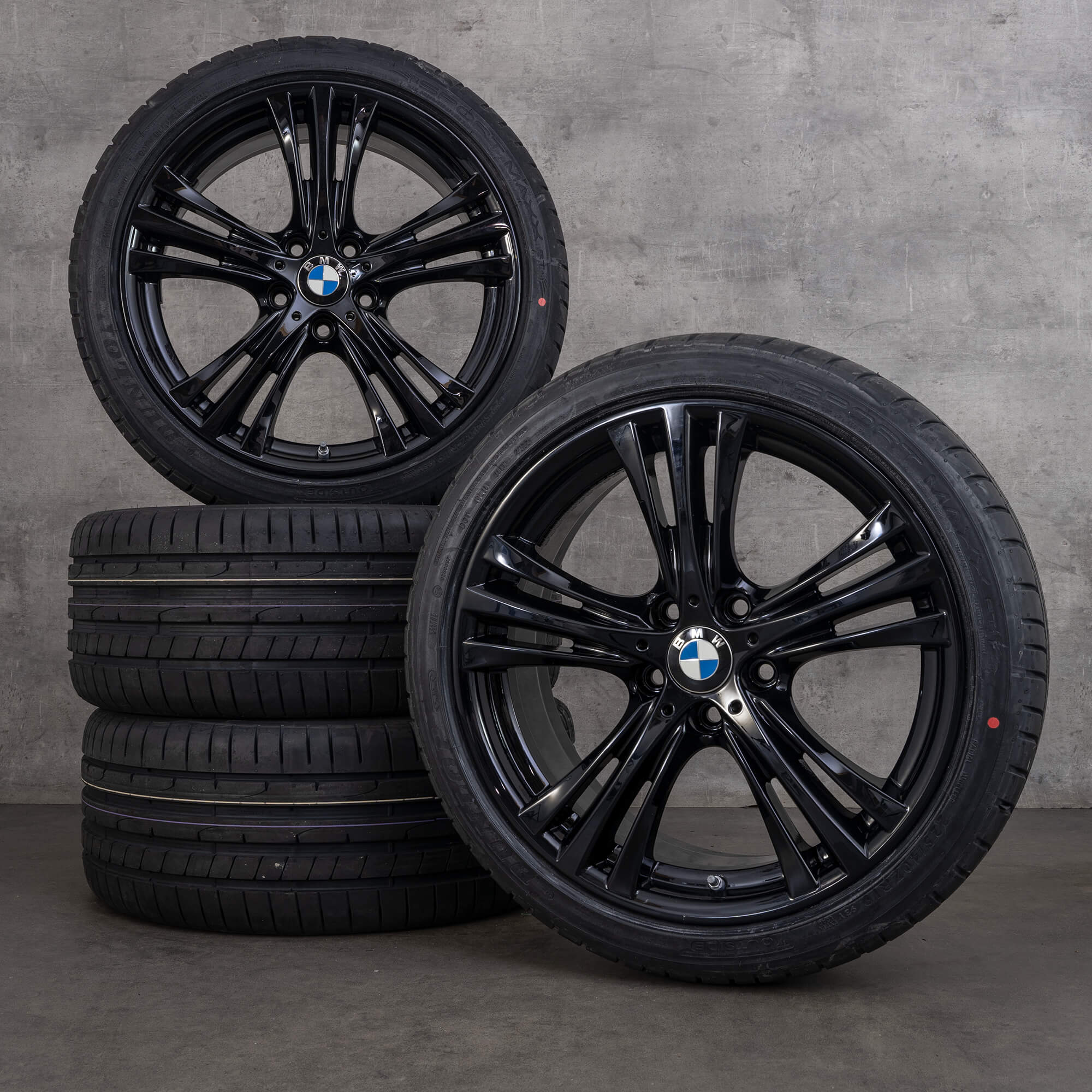 BMW seria 3 F30 F31 4 F32 F33 F36 jante vara 19 inch anvelope 407