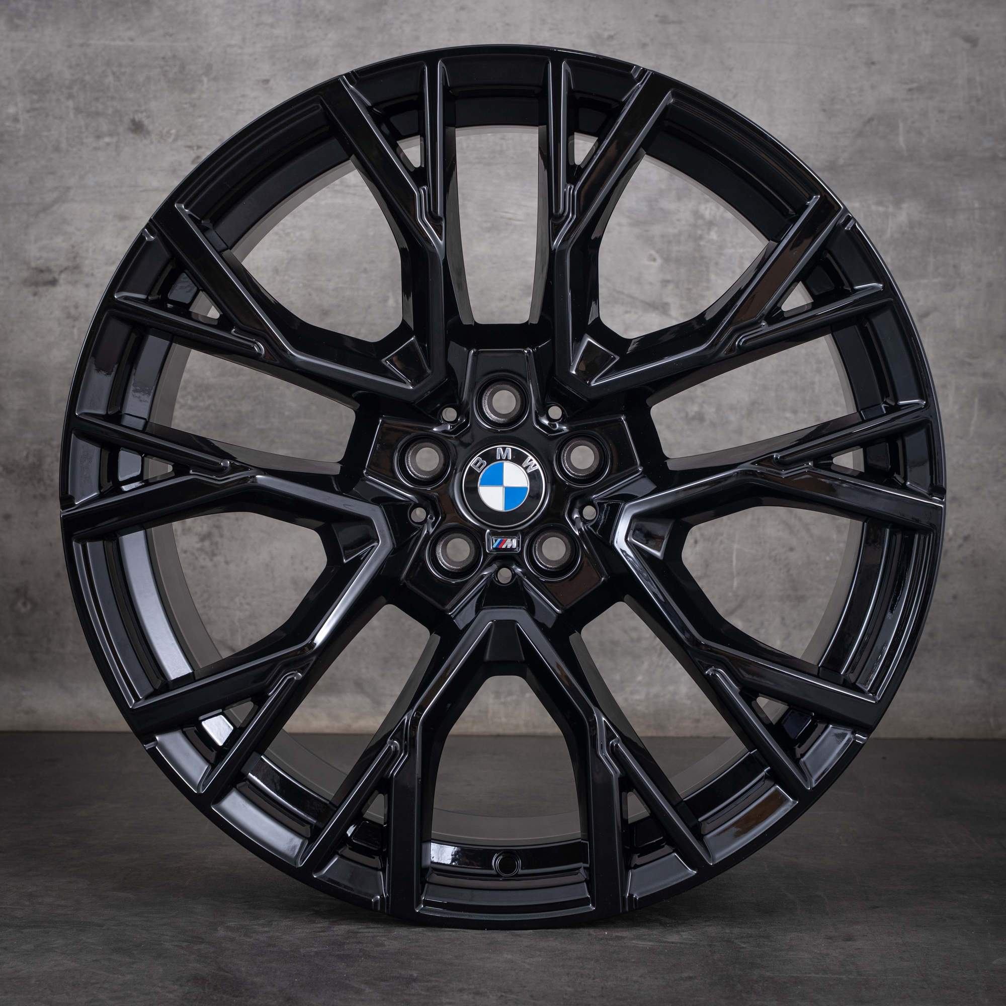 Alkuperäiset BMW X5M X6M vanteet 21–22 tuumaa F95 F96 Styling 809 M 8090796 8090717 kiiltävä musta