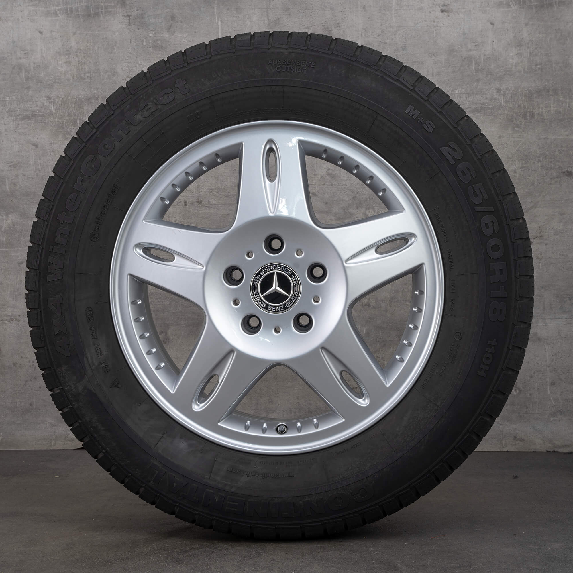 AMG W463 G55 Mercedes Winterreifen Winterräder 18 Zoll Felgen A4634011202 6,5 mm