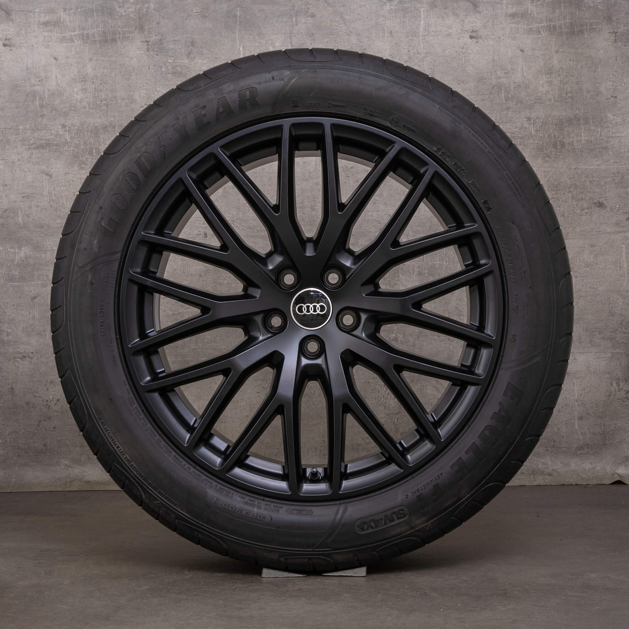 Original Audi Q7 SQ7 Jantes 20 pouces 4M roues d'été 4M0601025Q noir mat