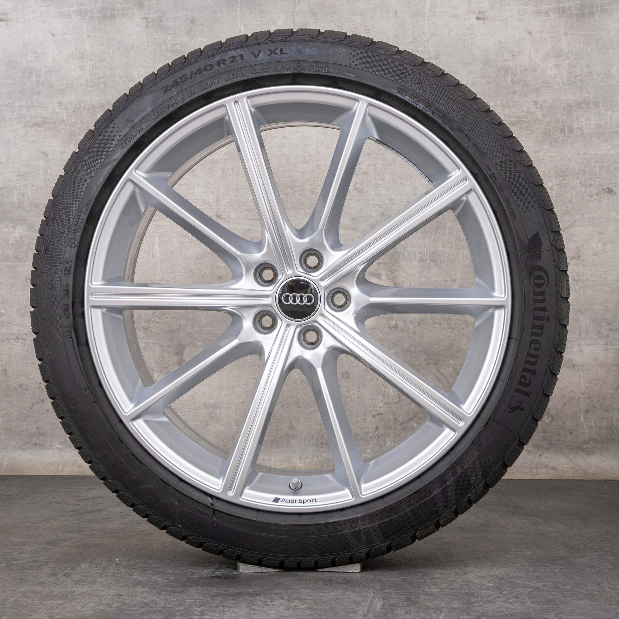 Originali Audi RS6 RS7 cerchi invernali 21 pollici 4K RS auto 4K0601025AA argento lucido
