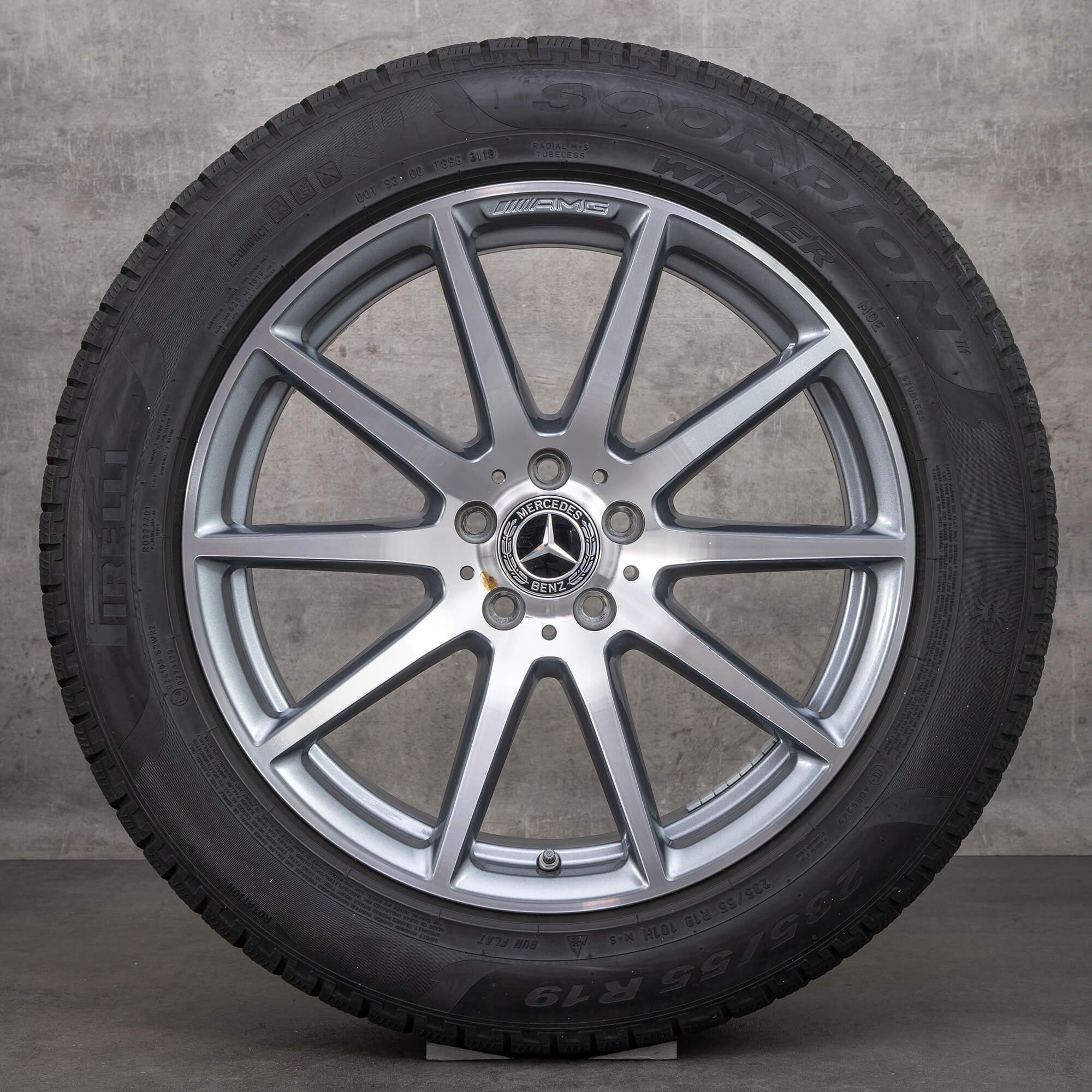 AMG 19 tommer Mercedes Benz fælge GLC63 C253 X253 vinterhjul A2534013400
