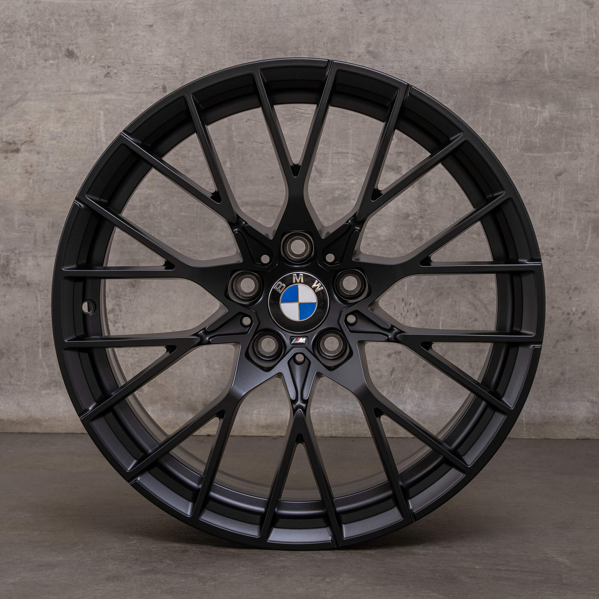Original BMW M2 felger 19 tommer F87 Styling 788 M 8073847 8073848 svart matt