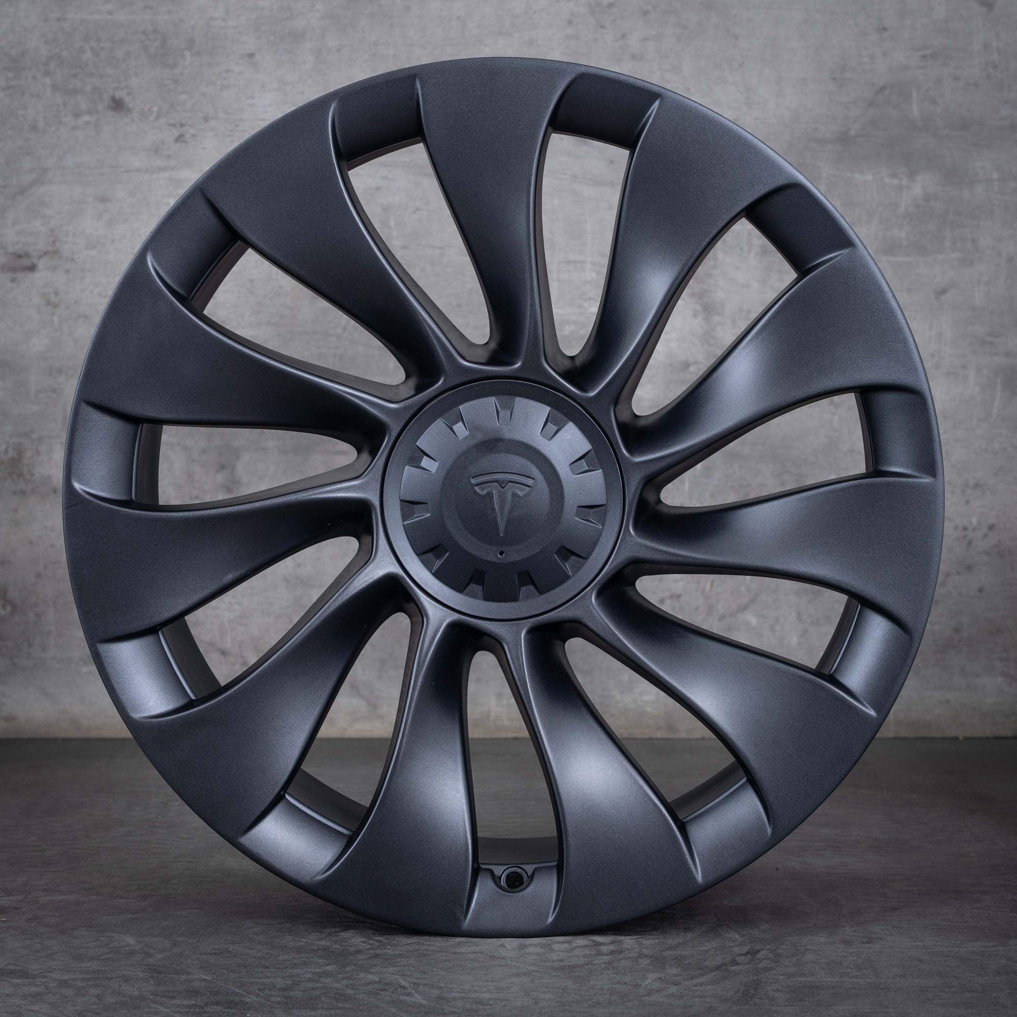Alkuperäiset Tesla Model 3 -vanteet 20 tuuman 1044267-00-A Turbine design graniittimattamusta