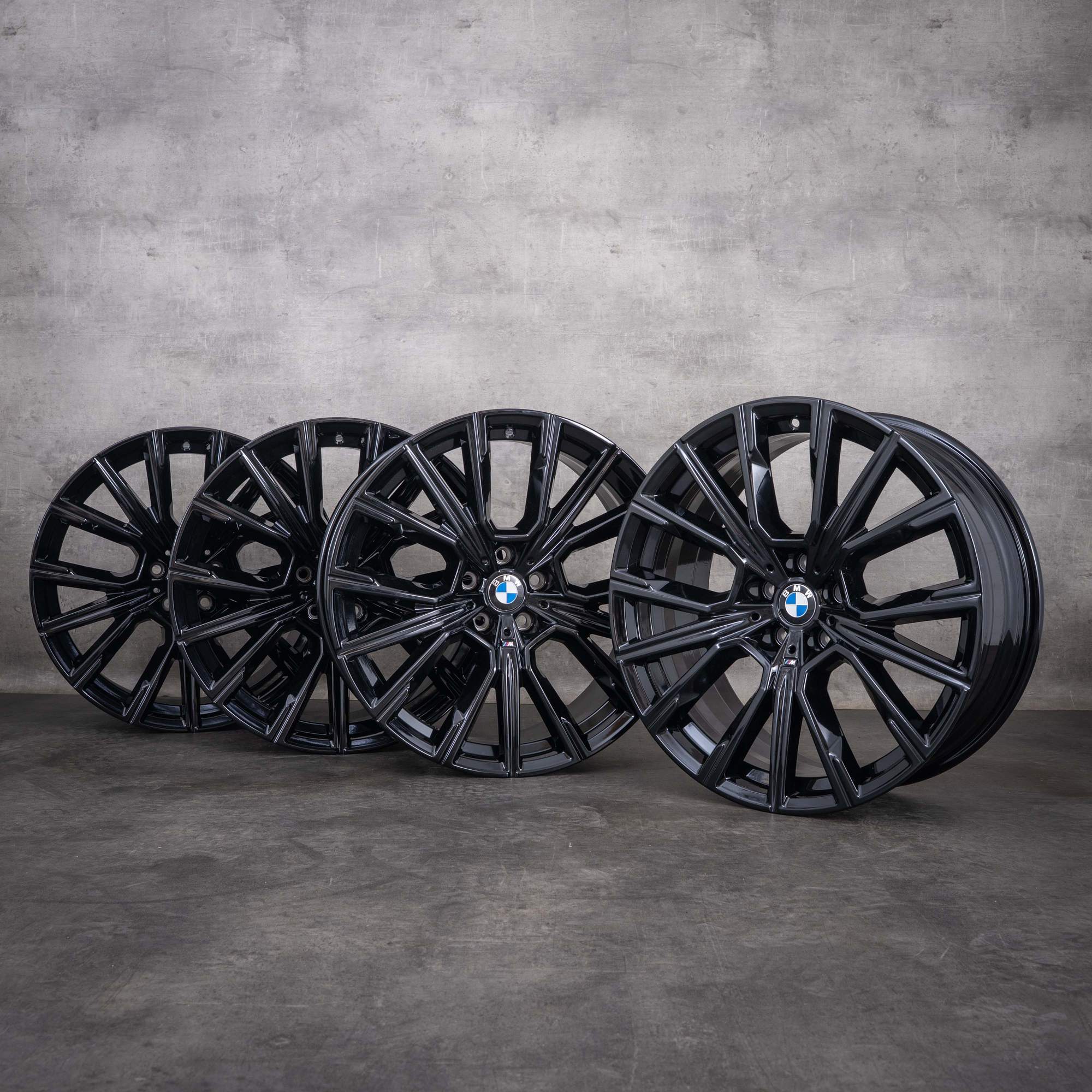 Original BMW 6er 7er Felgen 20 Zoll G32 GT G11 G12 Gran Turismo 8745914 8745915 Styling 817 M jet black