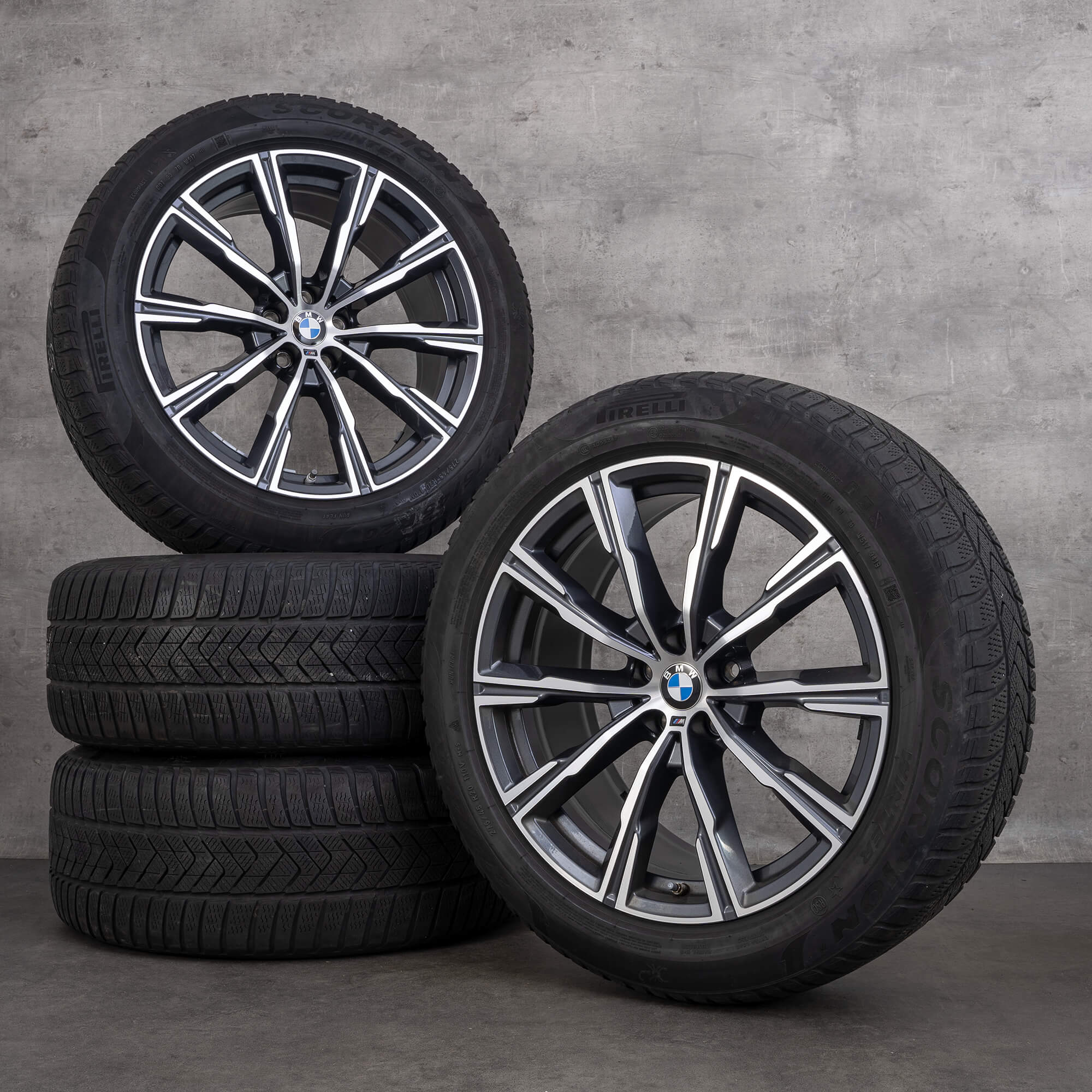 BMW 20 Zoll Felgen X5 G05 X6 G06 Styling 740 M Winterkompletträder  