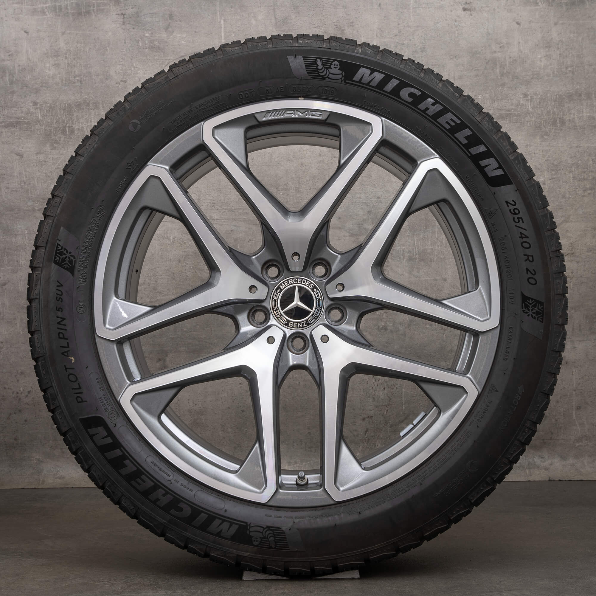 AMG Mercedes Benz GLC63 X253 C253 vinterhjul 20 tums fälgar vinterdäck