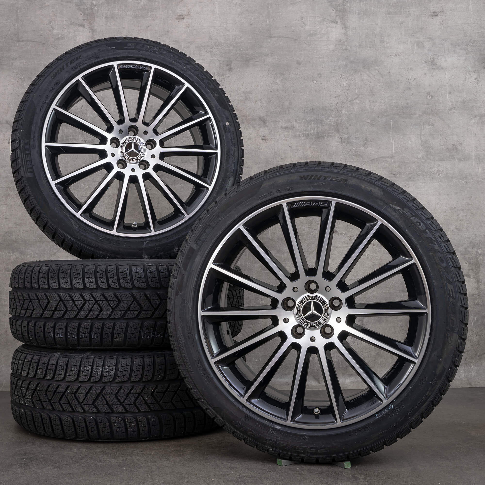 AMG 19 palcové ráfky Mercedes GLA X156 zimni pneumatiky kola A1564012800