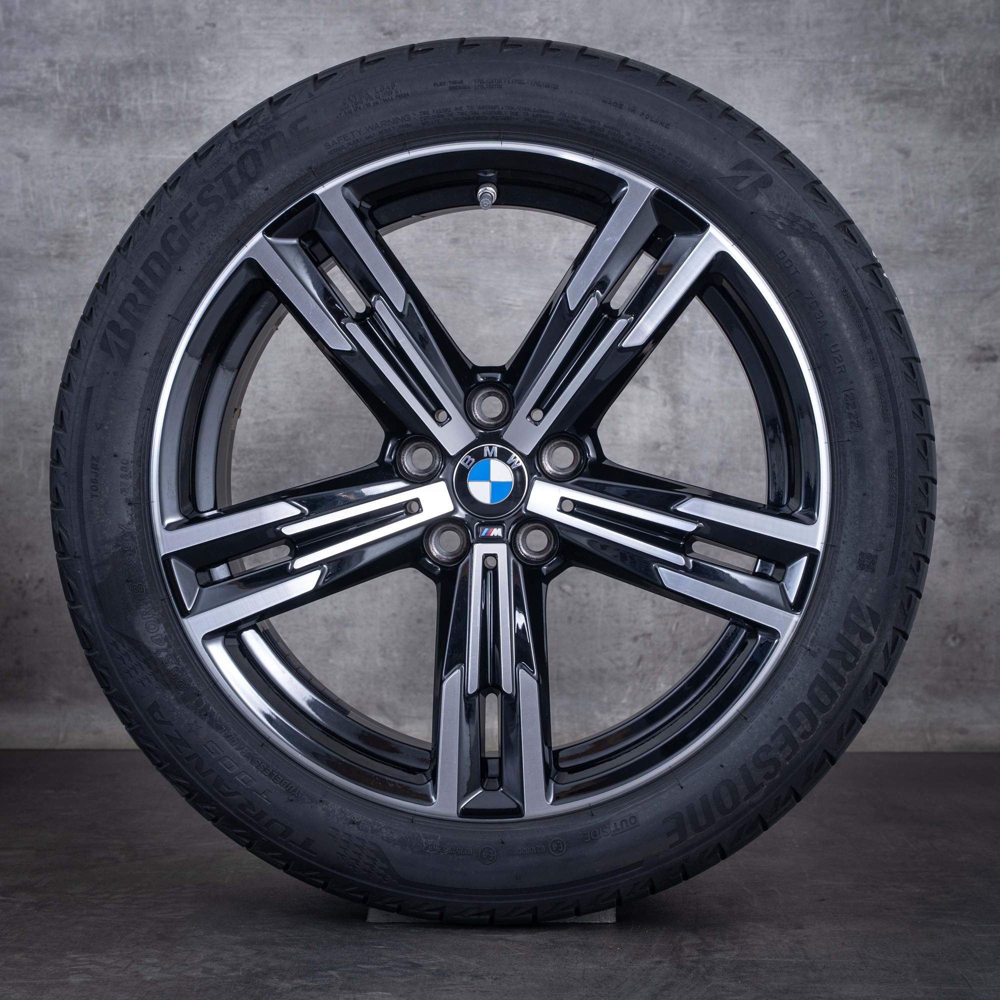 Original BMW 2er 3er 4er Felgen 18 Zoll G20 G21 G22 G23 G42 Coupé Sommerräder Syling 848 M 8746631 8746632 jet black glanzgedreht