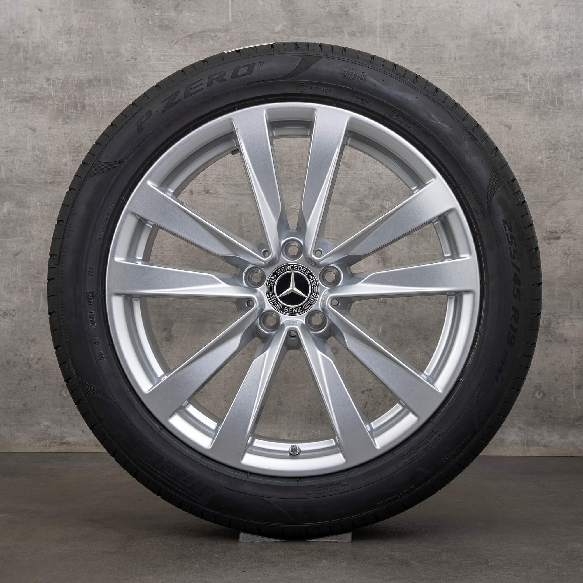 Original Mercedes Benz S-Klasse Felgen 19 Zoll W223 V223 X223 Sommerräder A2234013100 A2234013200 silber NEU