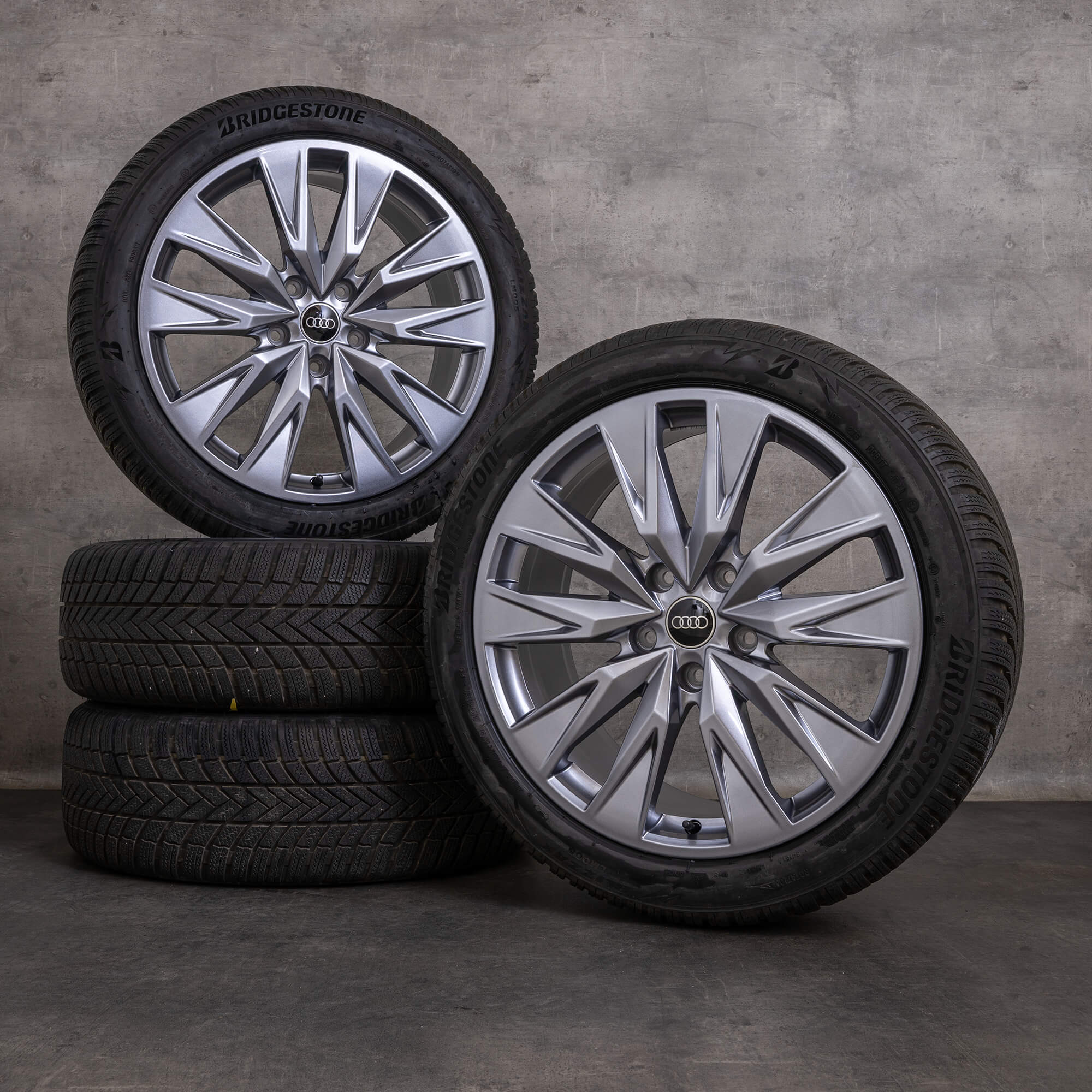 Original Audi A6 S6 e tron Felgen 20 Zoll GH Sommerräder 85E601025B 85E601025C anthrazit glanz