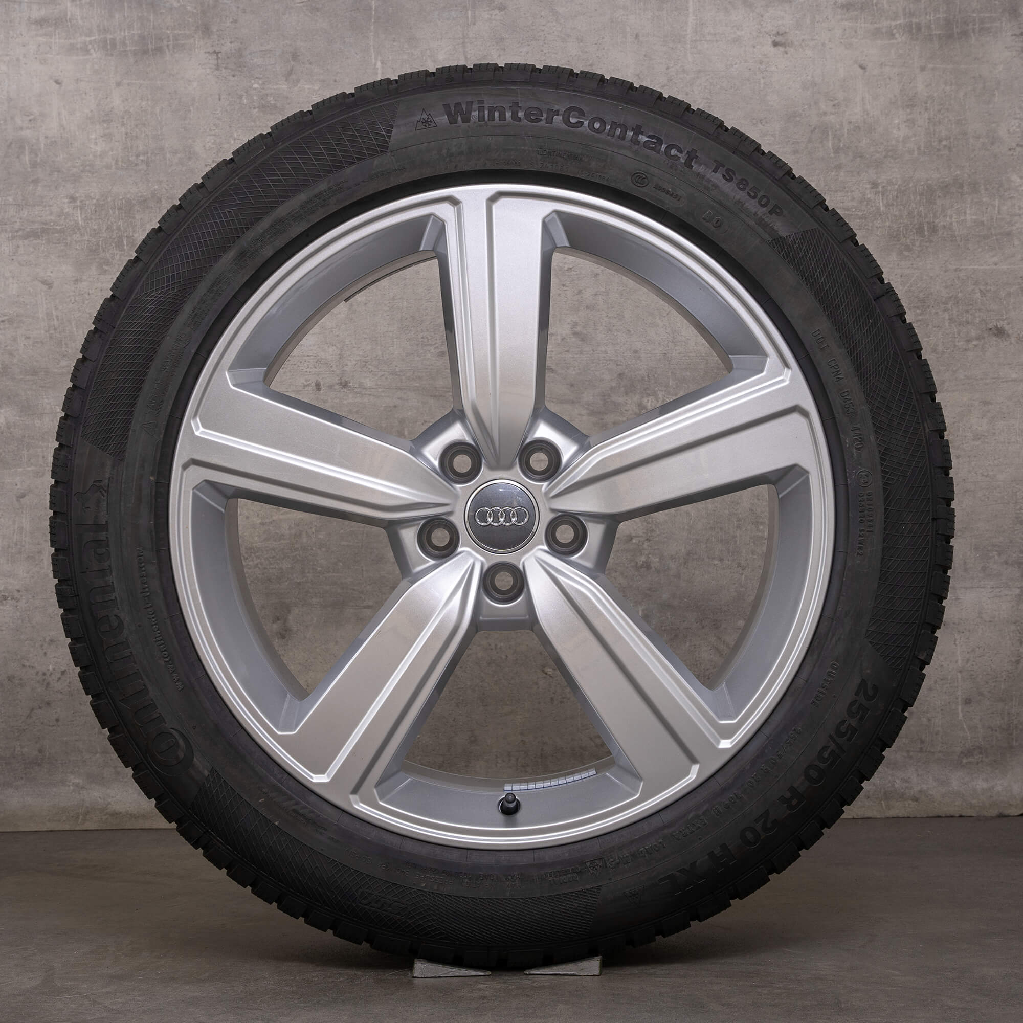 Originální zimni alu kola Audi e-tron & Q8 20" ráfky GEN GEA 4KE601025S stříbrné NOVÁ