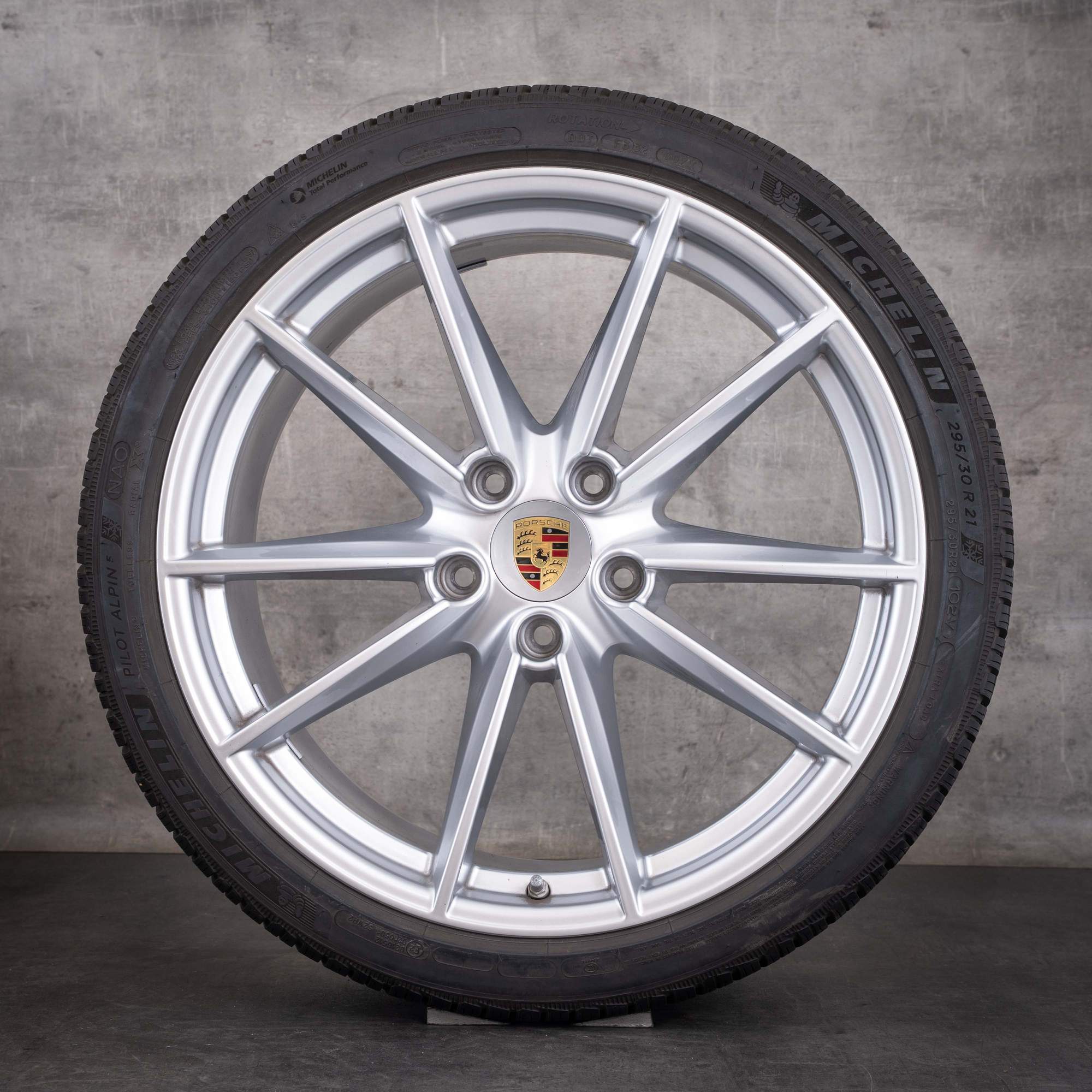 Original Porsche 992 I Winterräder 20 21 Zoll Felgen 992601025C 992601025E Carrera S Rad silber glanz