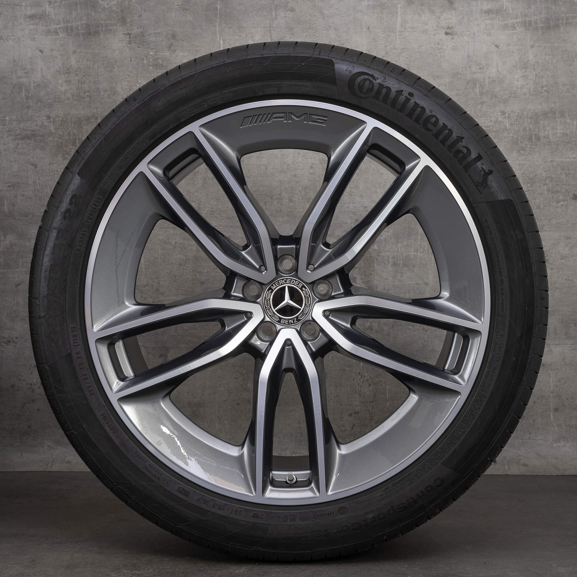 AMG 22 inch velgen GLE V167 zomervelgen zomerbanden A1674013600 A1674013700