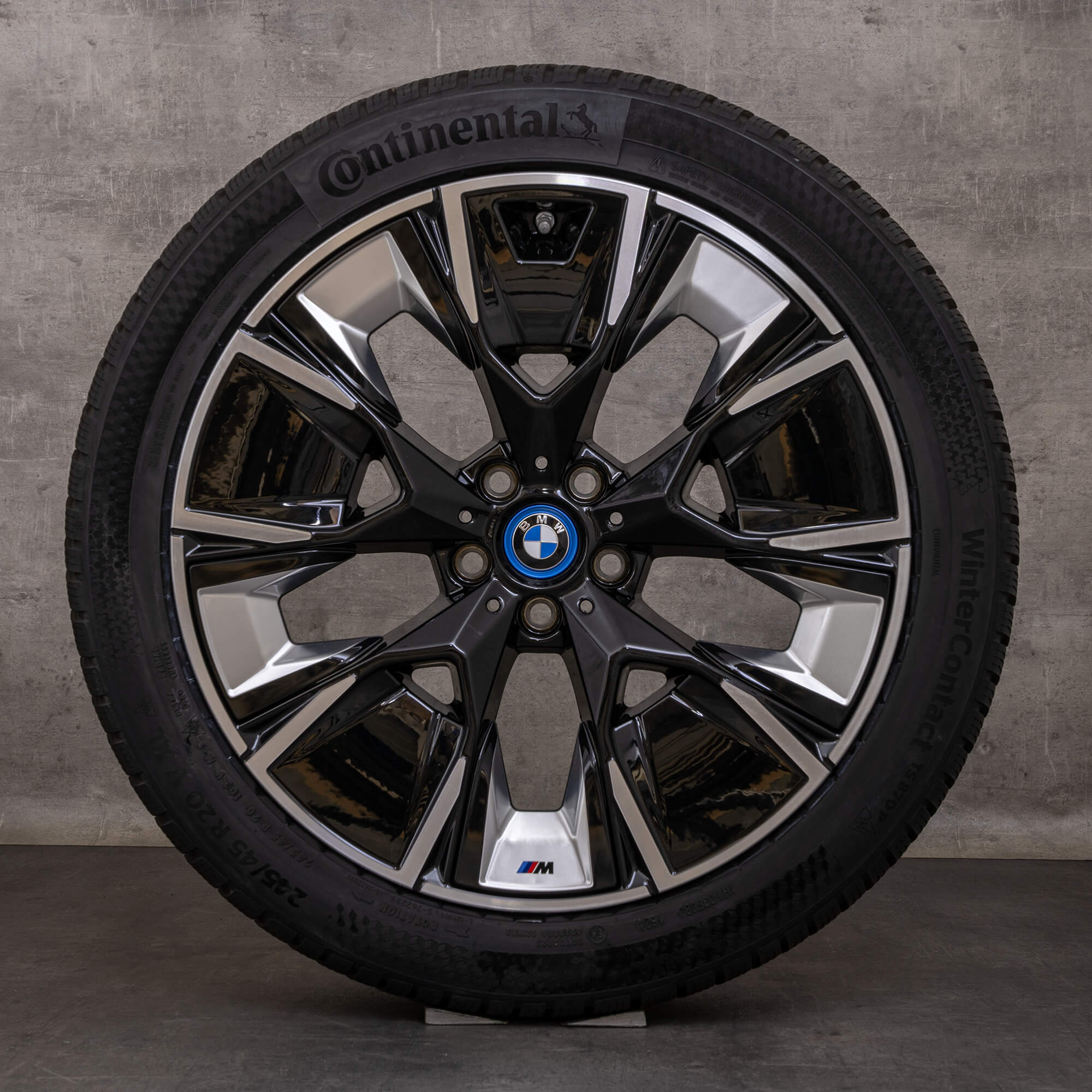 Originale BMW iX3 Anvelope de iarnă 20 inch G08 jante Styling 890 M 7916267 7916268 negru Lucios