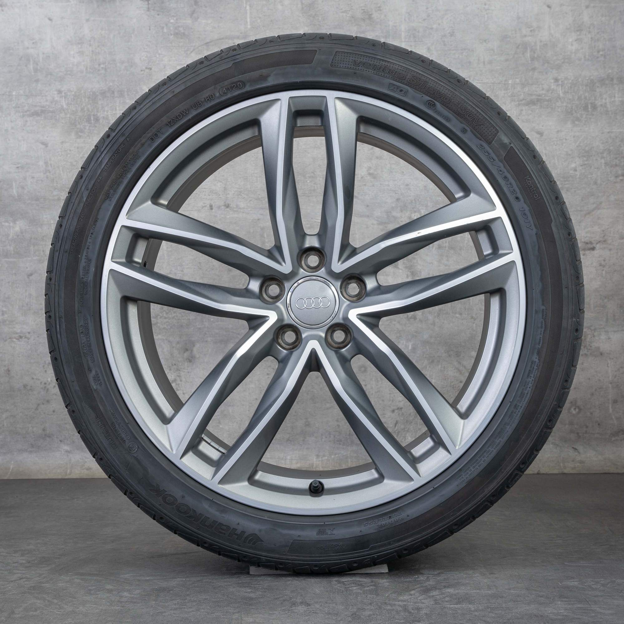 Alkuperäiset Audi A6 vanteet 20 tuuman 4G C7 Allroad kesäpyörät 4G9601025M titan matta kiillotettu