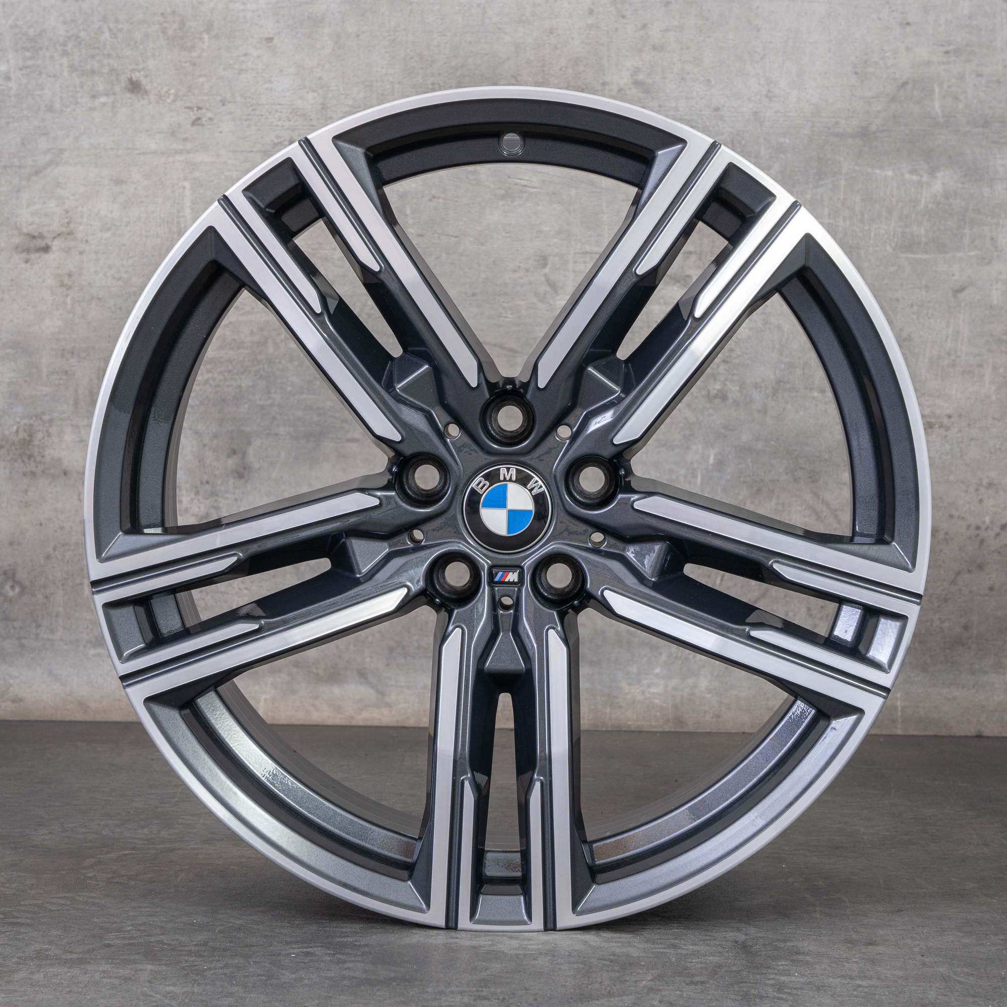 Alkuperäiset BMW 8-sarjan vanteet 19 tuuman G14 G15 G16 Styling 727 M 8090019 8090020 orbit harmaa Kiillotettu