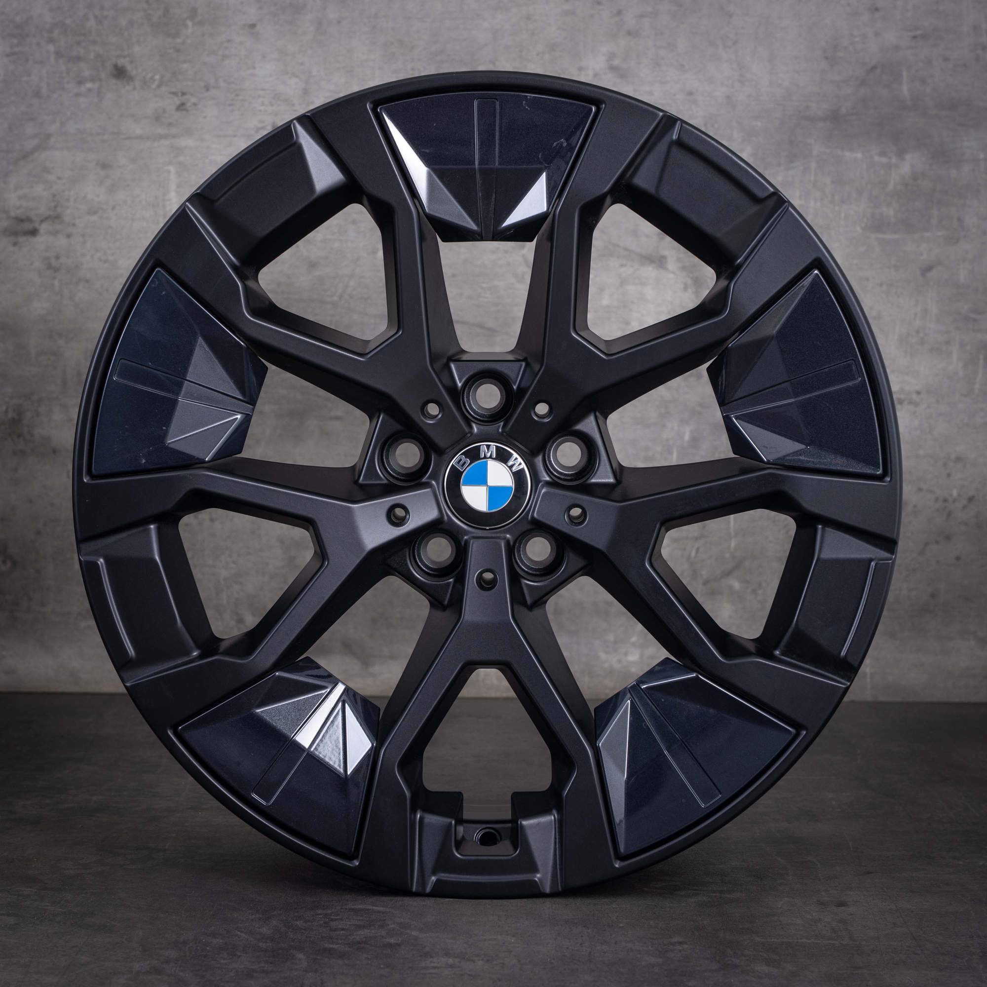 Jantes originais BMW X3 de 19 polegadas G45 Styling 941 Aerodinâmica 5A6F114 preto ajetado mate