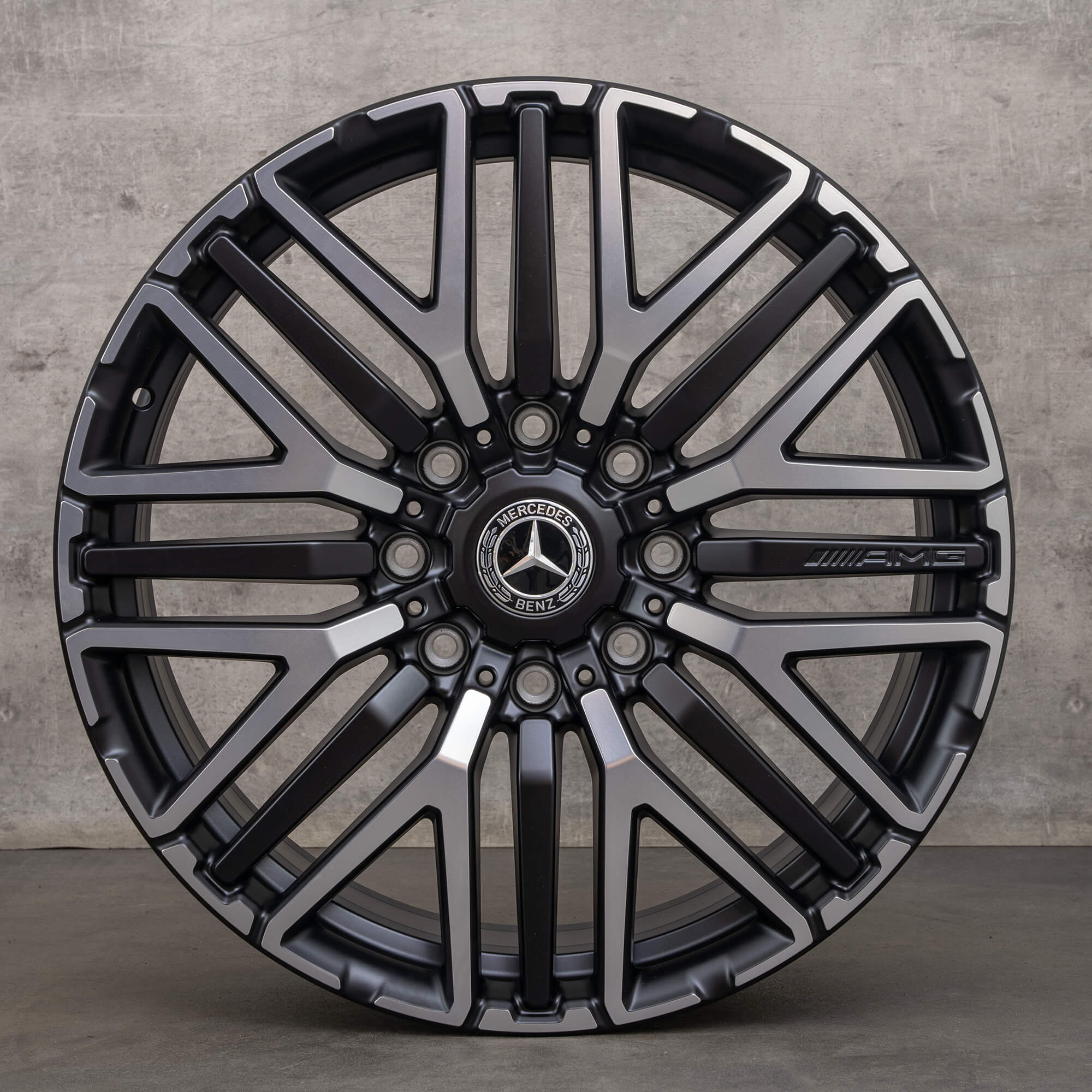 OEM Mercedes-Benz G-Class G63 AMG 22-inch rims W463A 4x4 A4634014000 Matte Black NEW