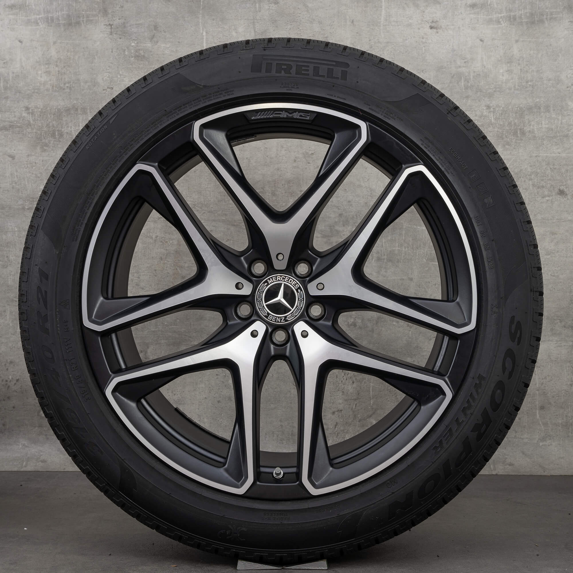 Mercedes AMG 21 tommer fælge GLE 53 4Matic+ SUV V167 sommerdæk sommerhjul NYHED