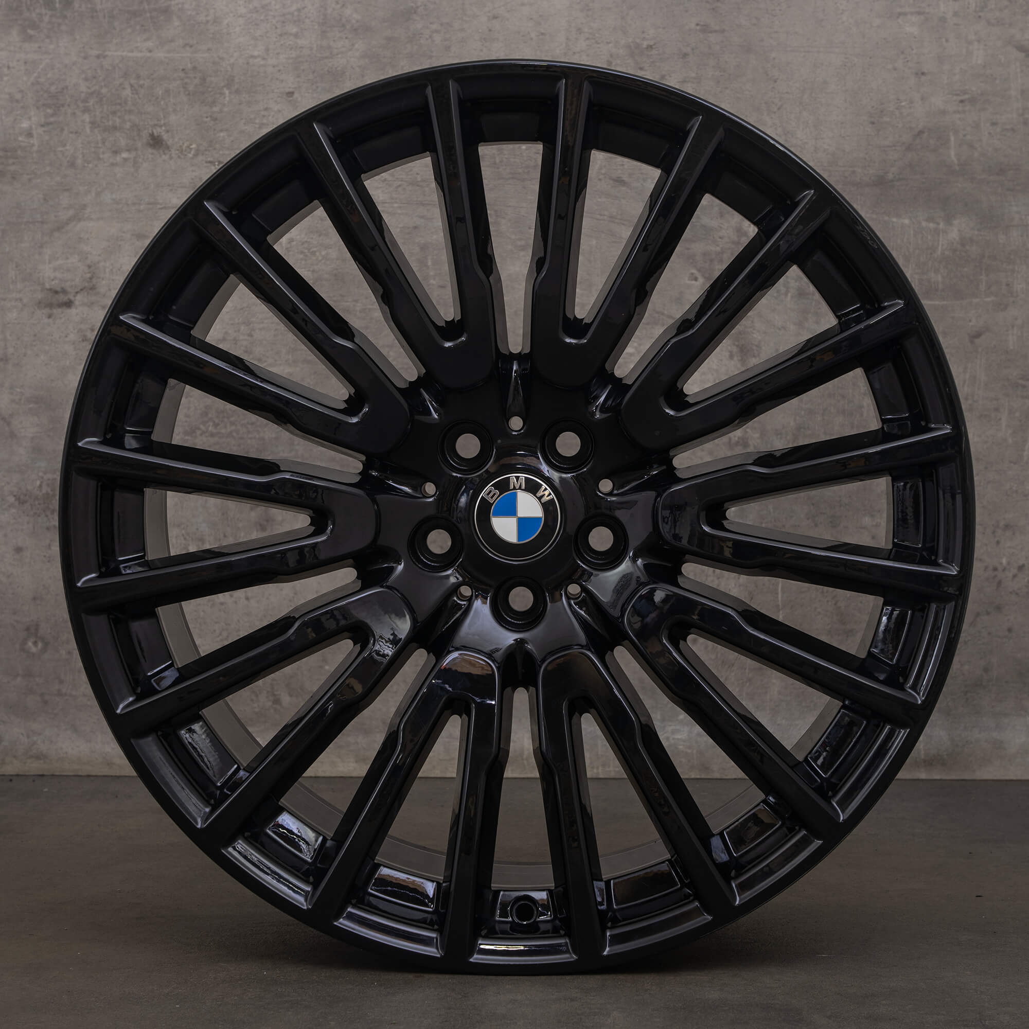 Originale BMW 6-serie 7-serie felger 21 tommer GT G32 G11 G12 6869013 6869014 Styling 629 svart høyglans