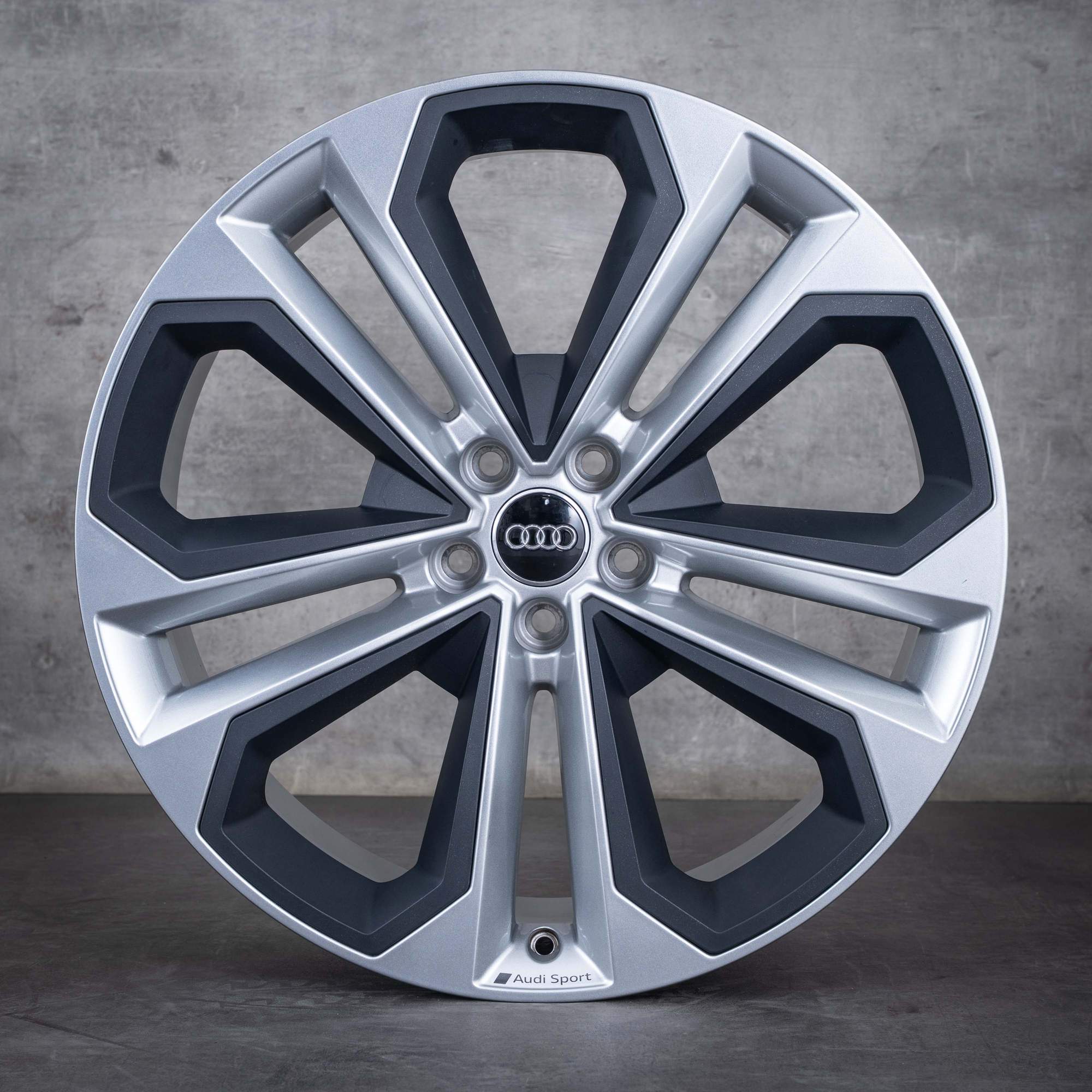 Oem Audi Q5 SQ5 jantes 21 pouces FY 80A601025AS argent brillant titane mat