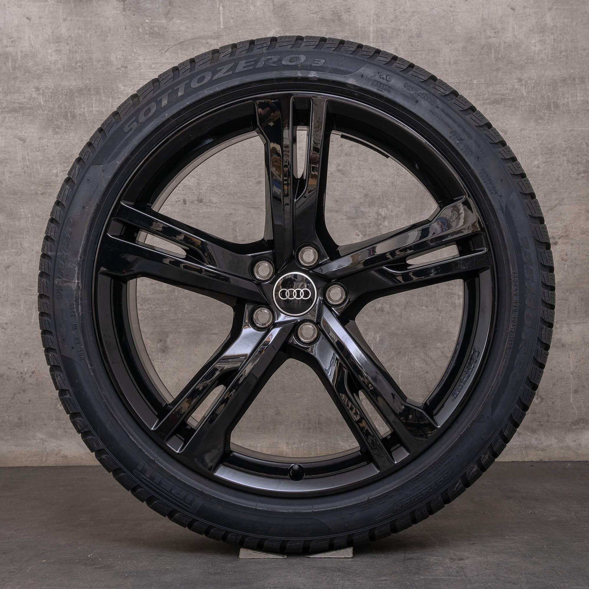 Original Audi A7 S7 vinterhjul 20 tum 4K C8 fälgar 4K8071490 Ramus svart NY
